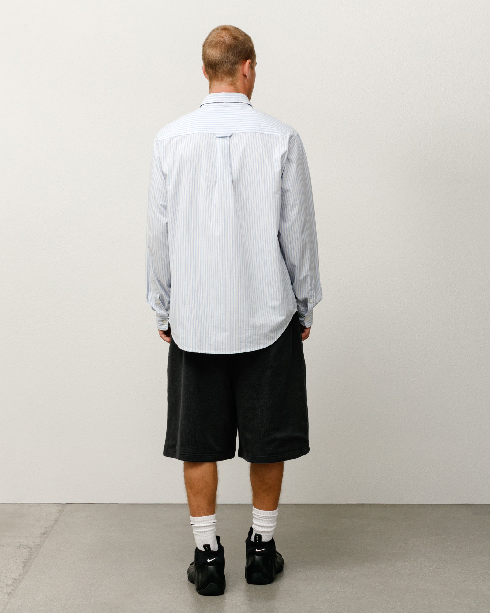 Double Layer Jersey Short Mens Regular In Black
