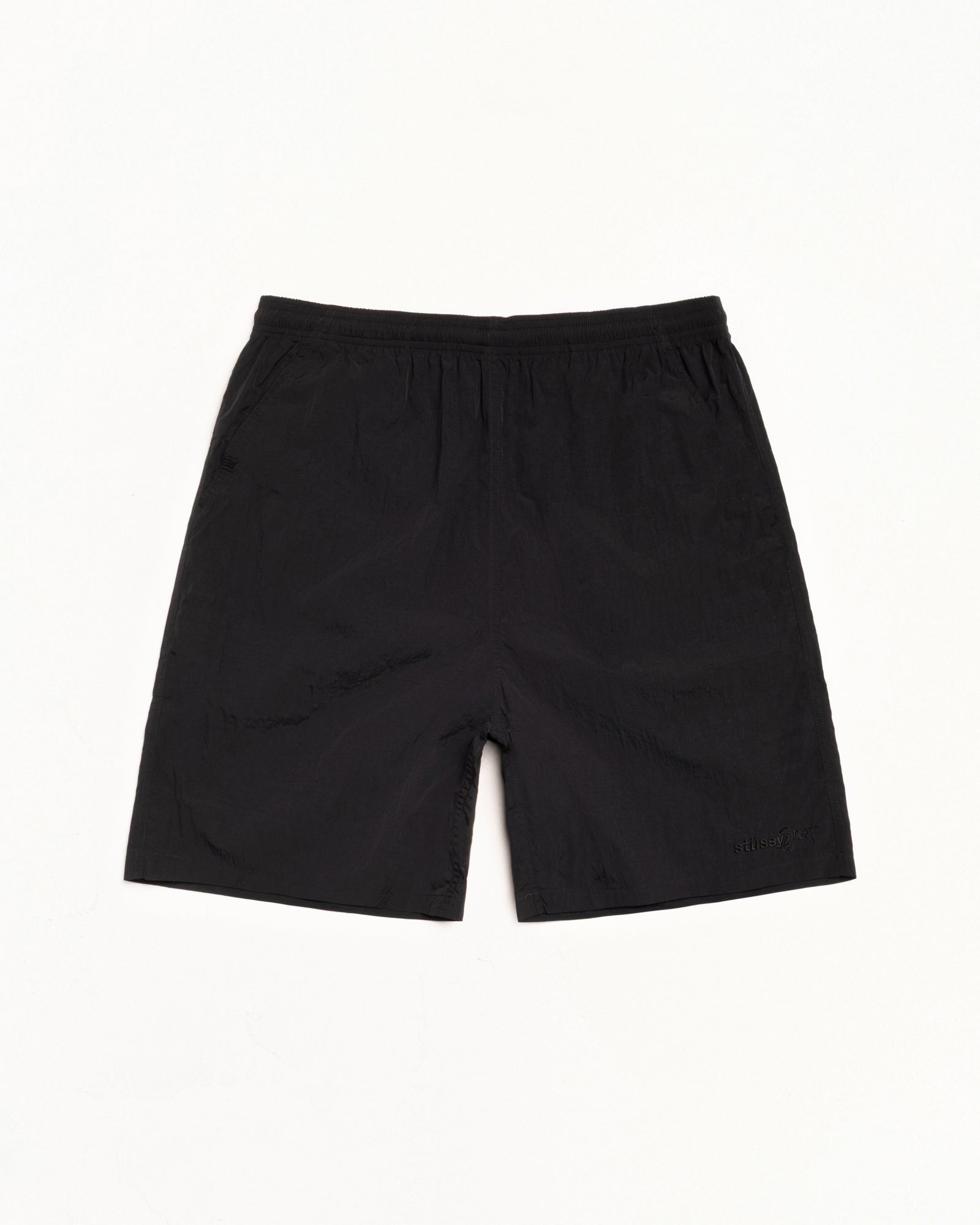 Nylon Court Short Mens Regular In Black
