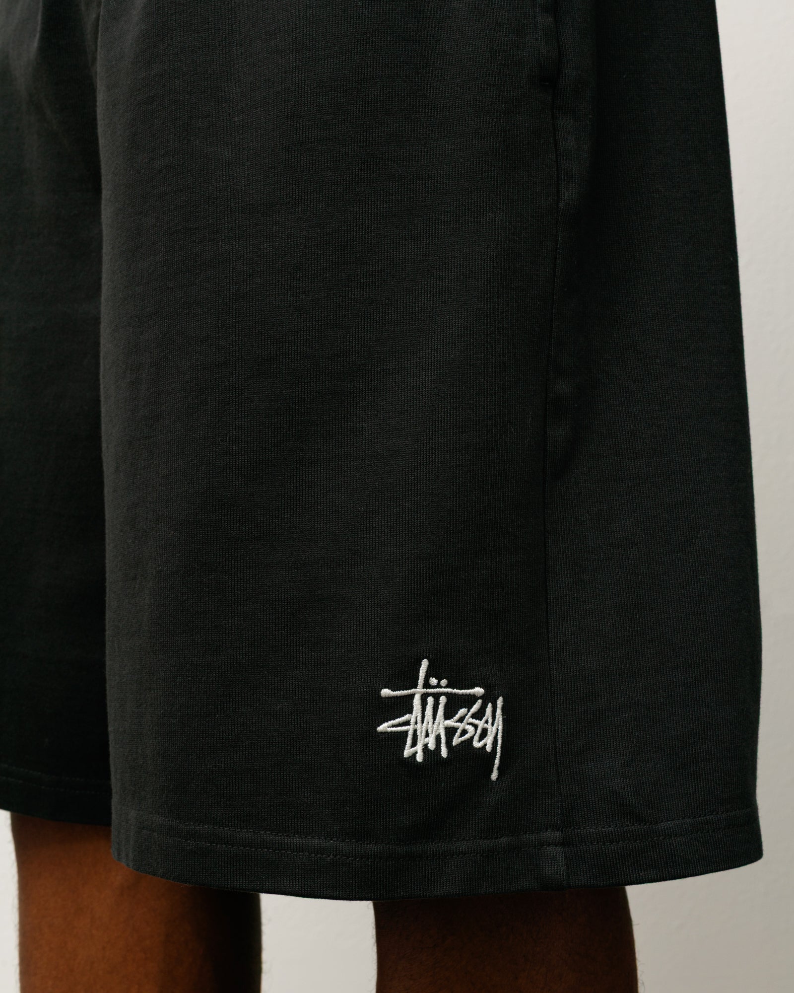 Jersey Short Mens Regular In Black