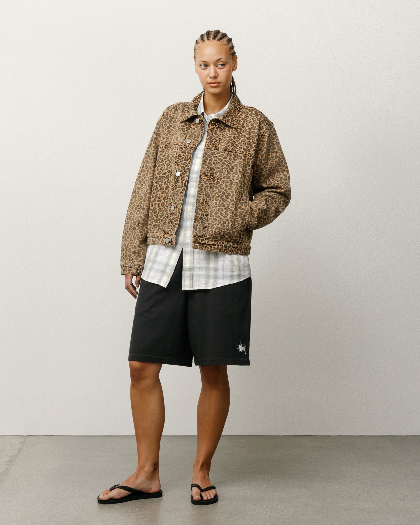 Jersey Short Mens Regular In Black