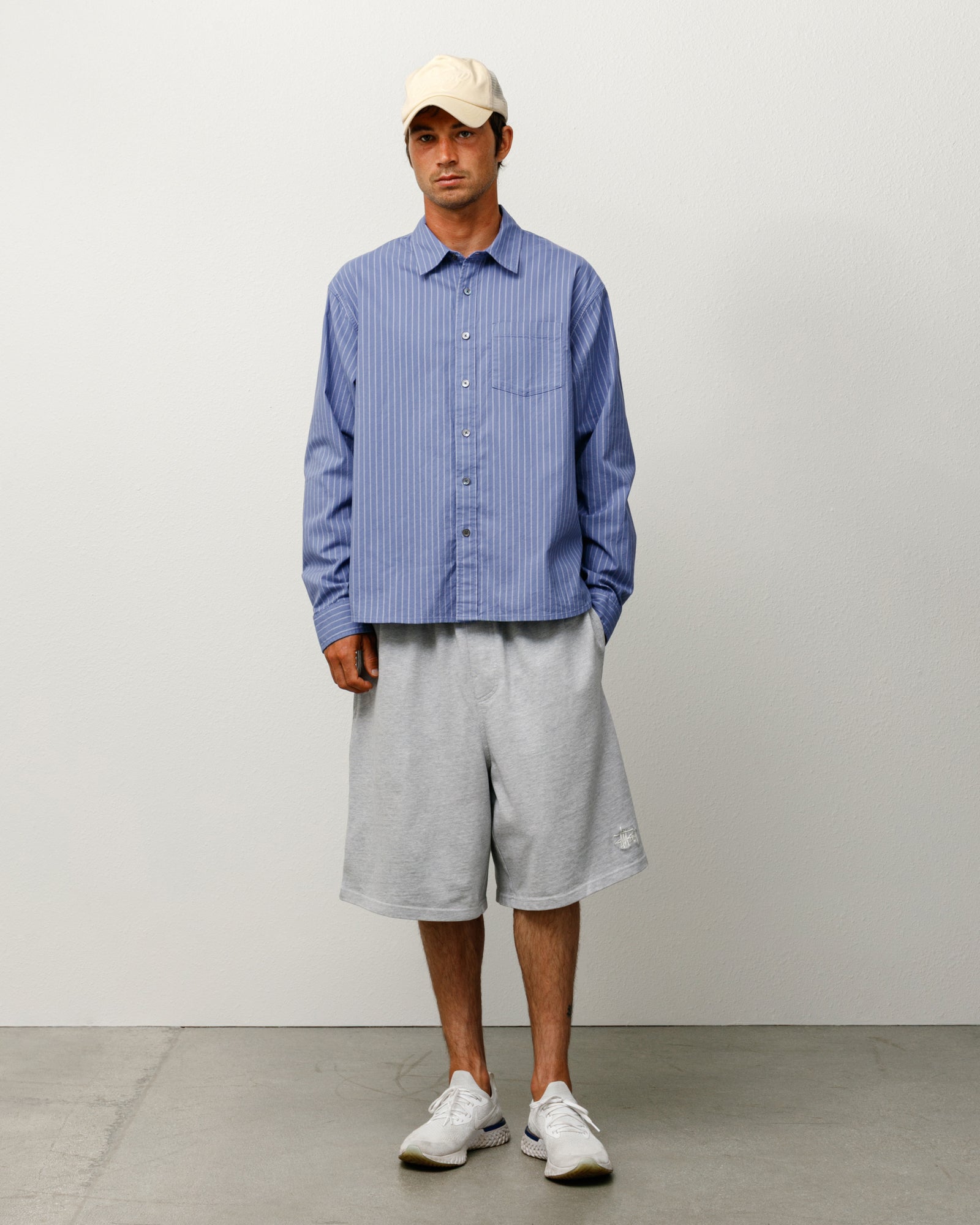 Jersey Short – Grey Heather | Bottoms | Stüssy Canada