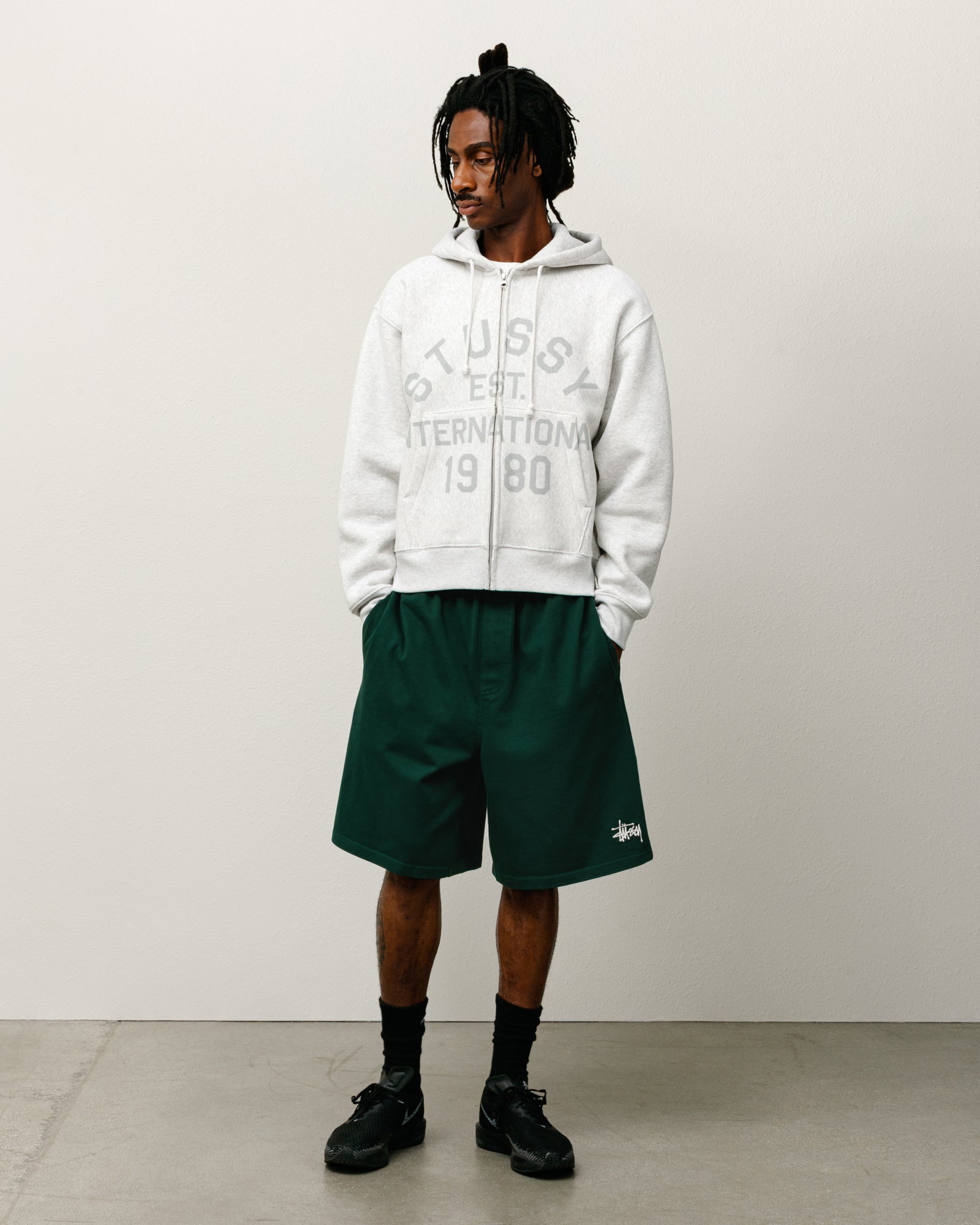 Jersey Short Mens Regular In Green