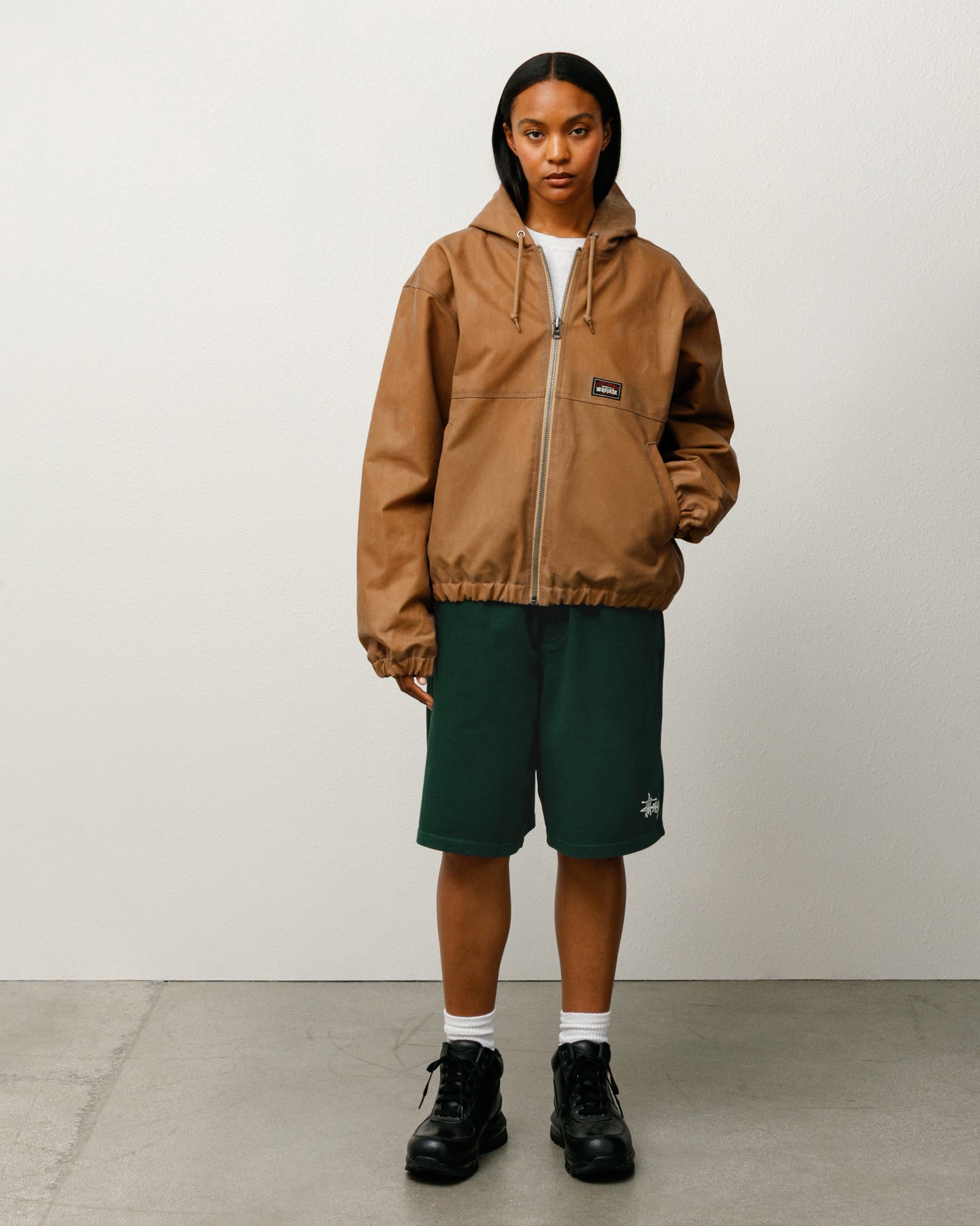 Jersey Short – Green | Bottoms | Stüssy Canada