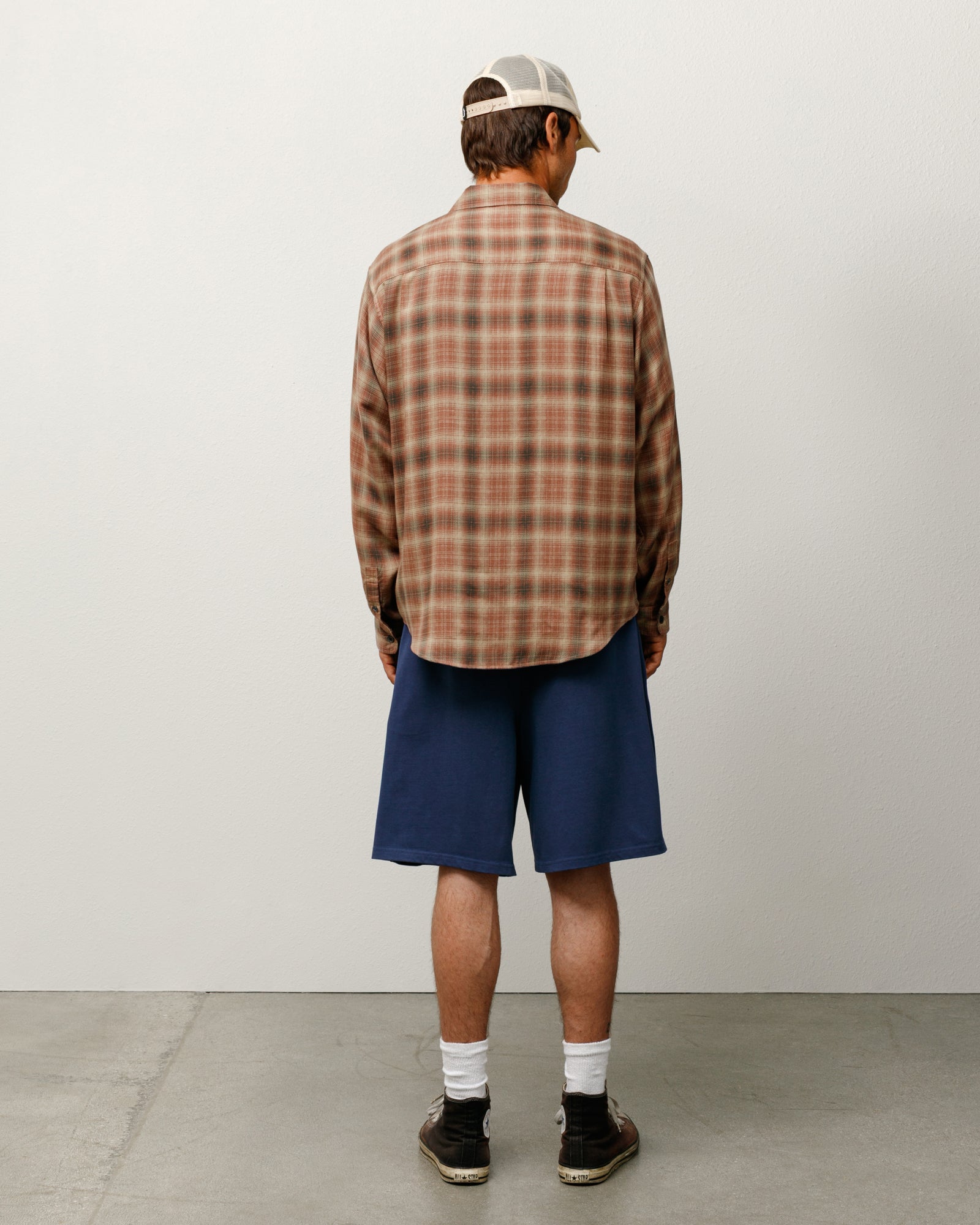 Jersey Short Mens Regular In Navy