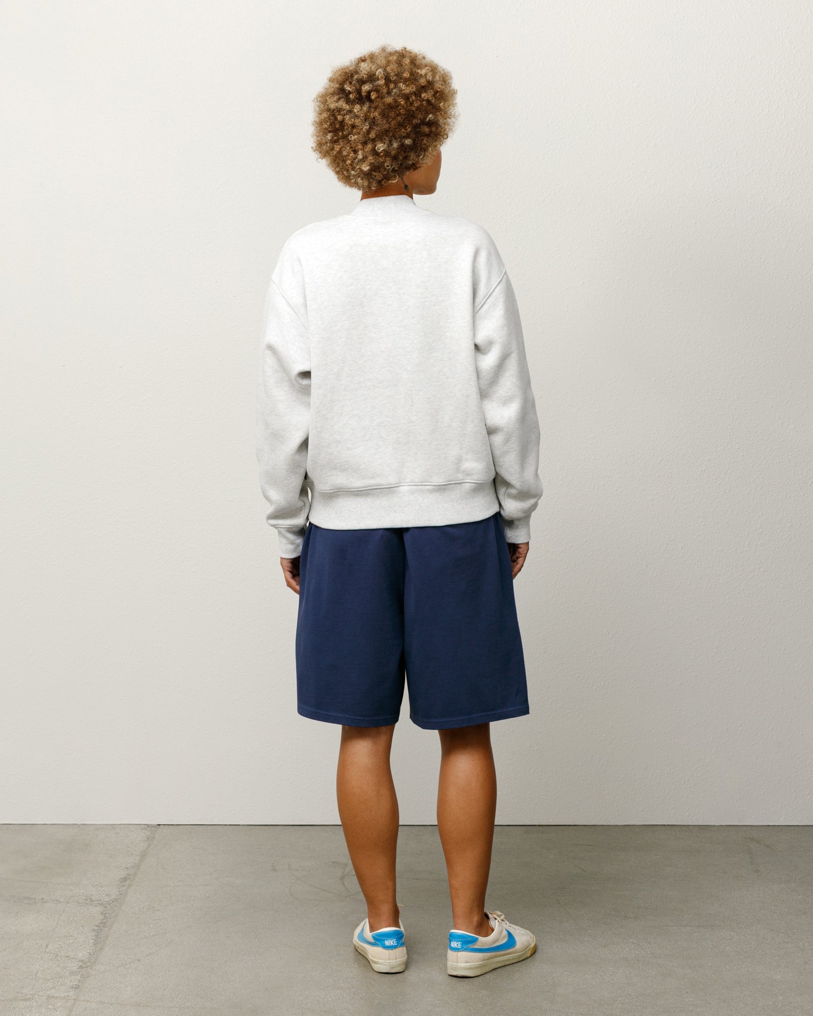 Jersey Short Mens Regular In Navy