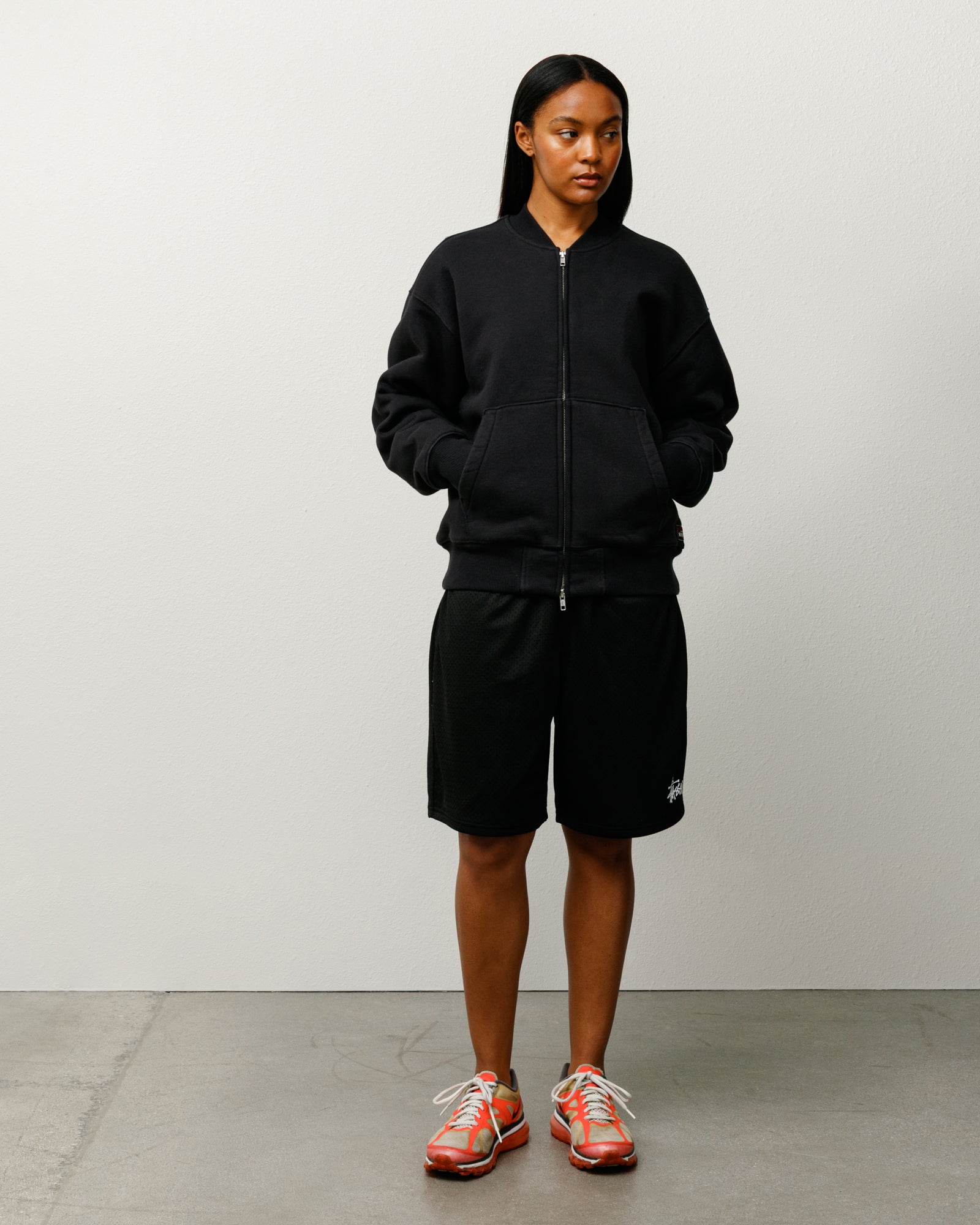 Mesh Short Basic Mens Regular In Black