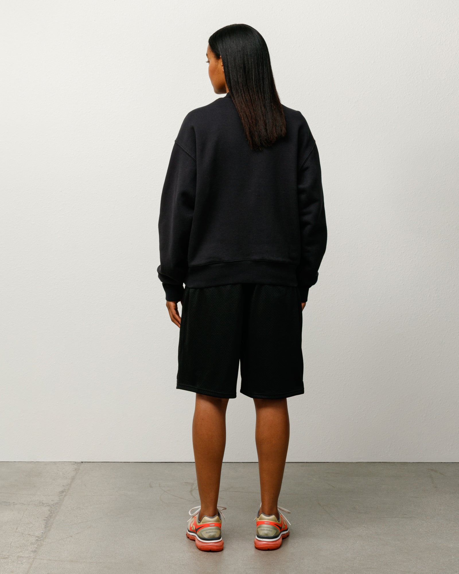 Mesh Short Basic Mens Regular In Black