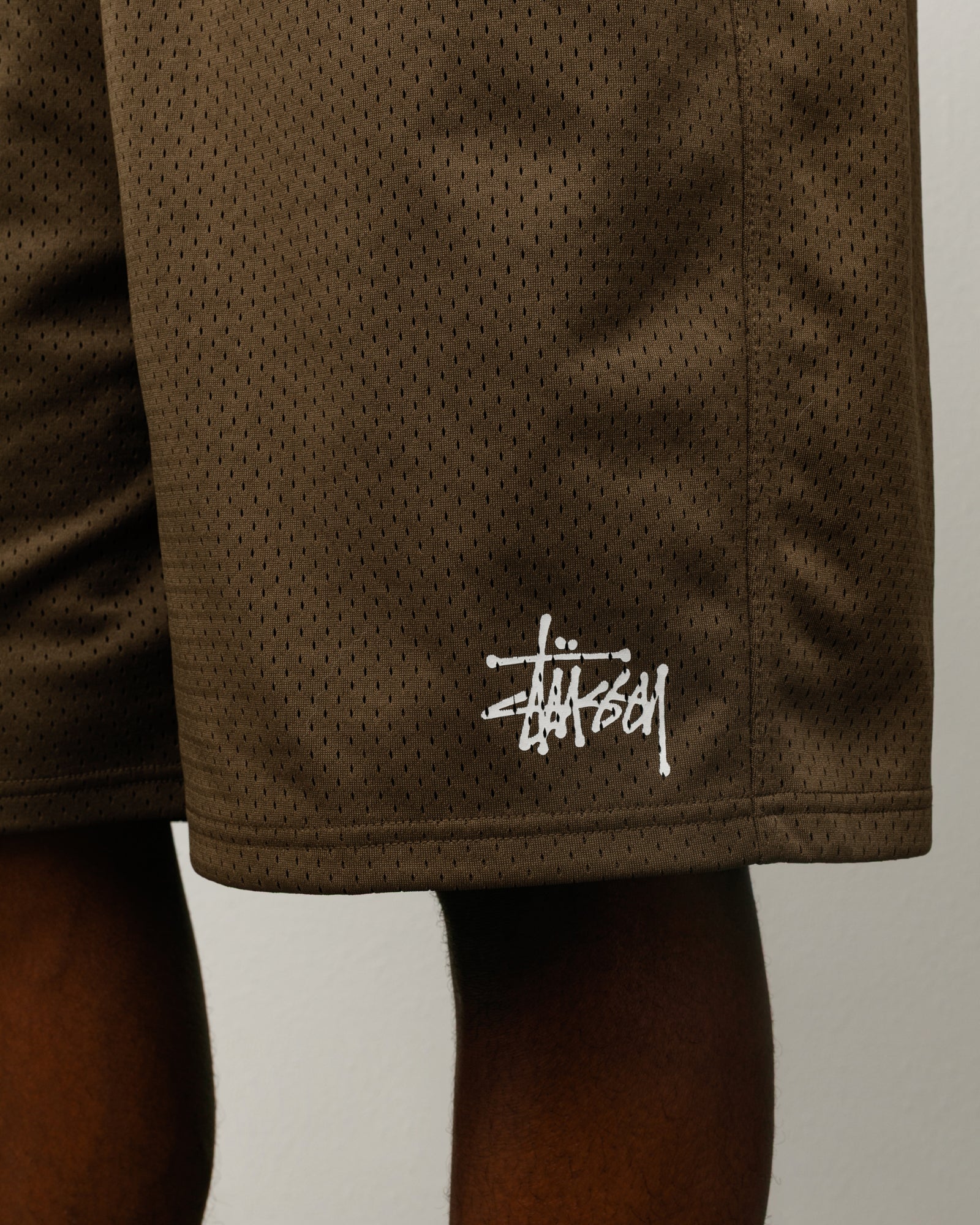 Mesh Short Basic Mens Regular In Olive
