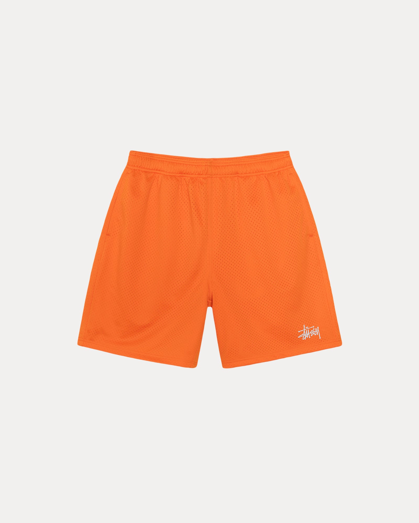 Mesh Short Basic Mens Regular In Orange