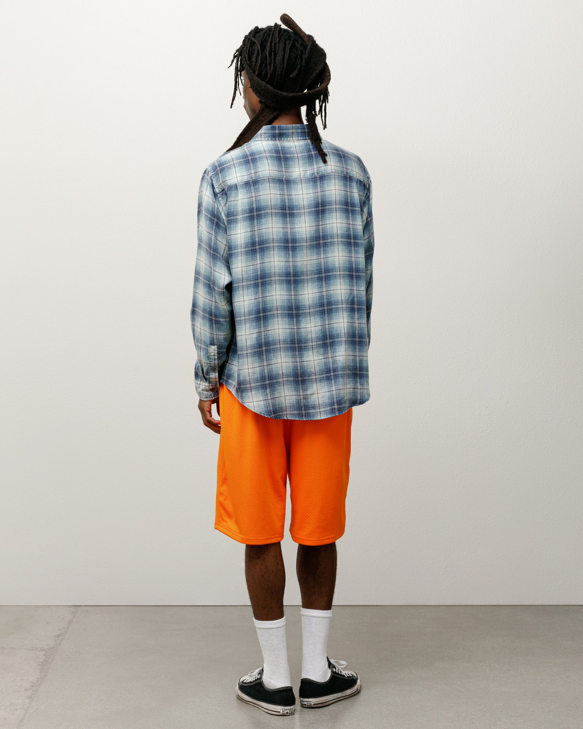 Mesh Short Basic Mens Regular In Orange