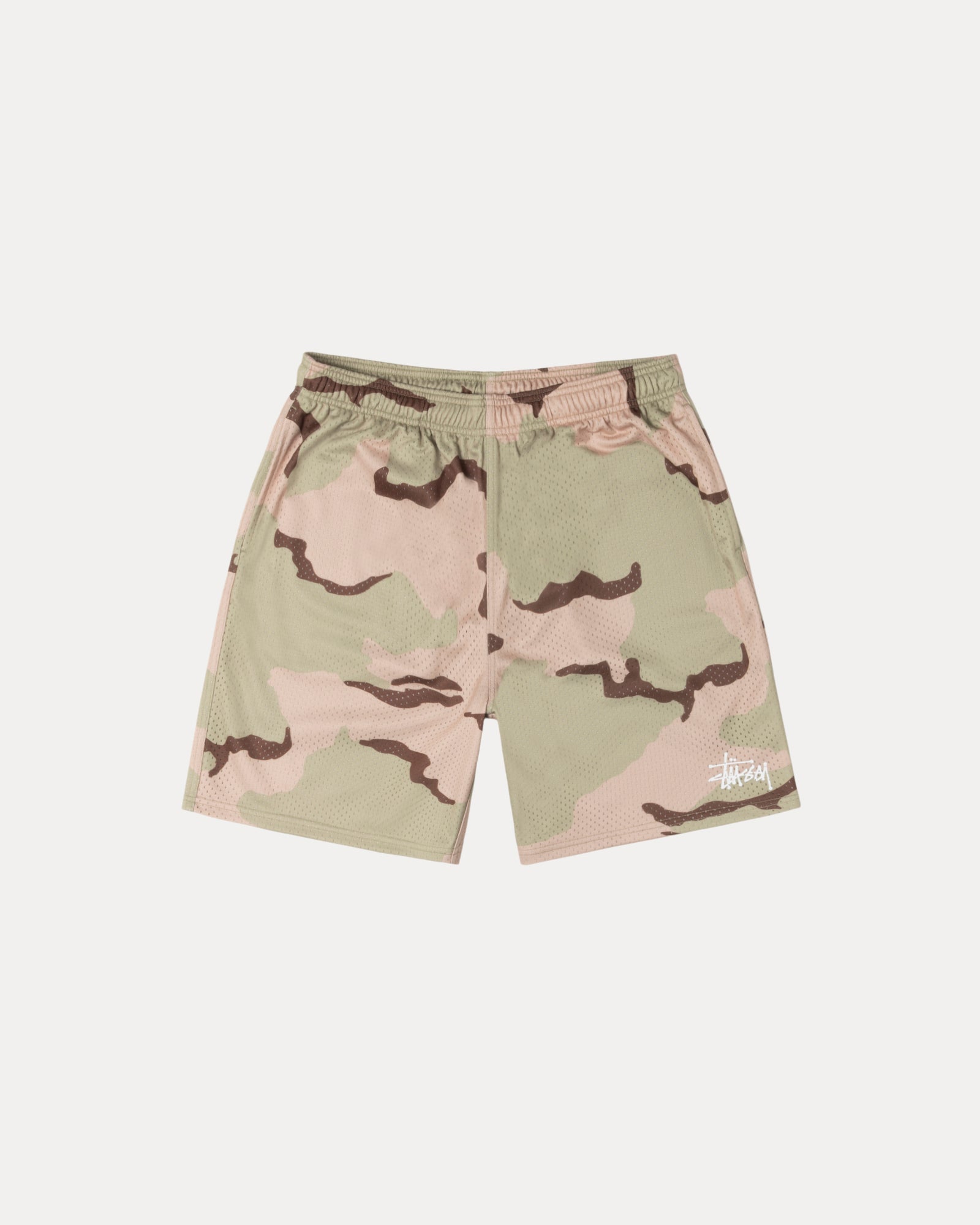 Mesh Short Basic Mens Regular In Sand Camo