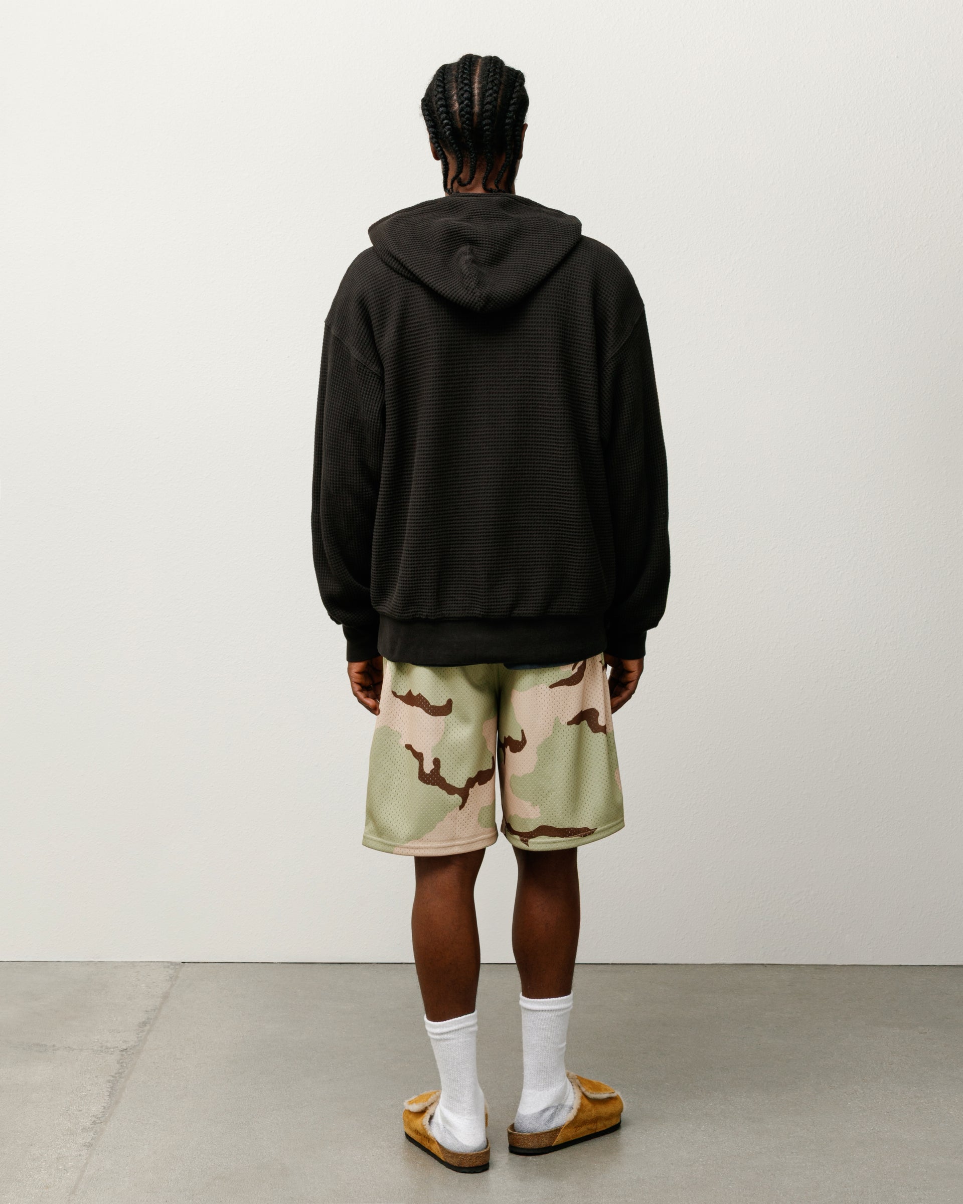 Mesh Short Basic Mens Regular In Sand Camo