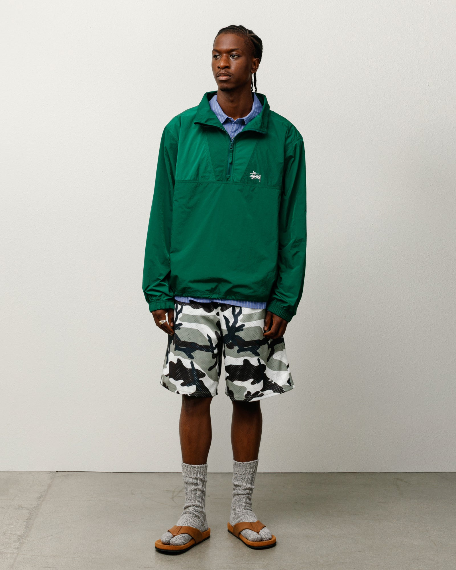 Mesh Short Basic Mens Regular In Snow Camo