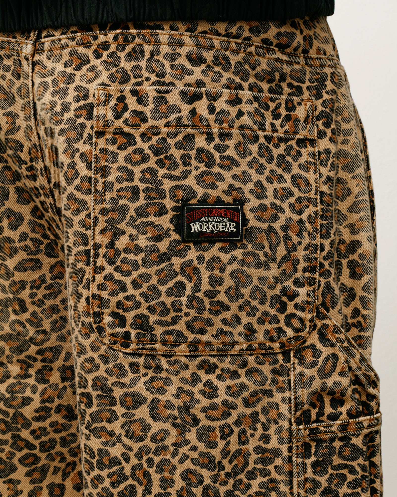Denim Work Short – Leopard | Shorts | Stüssy Canada