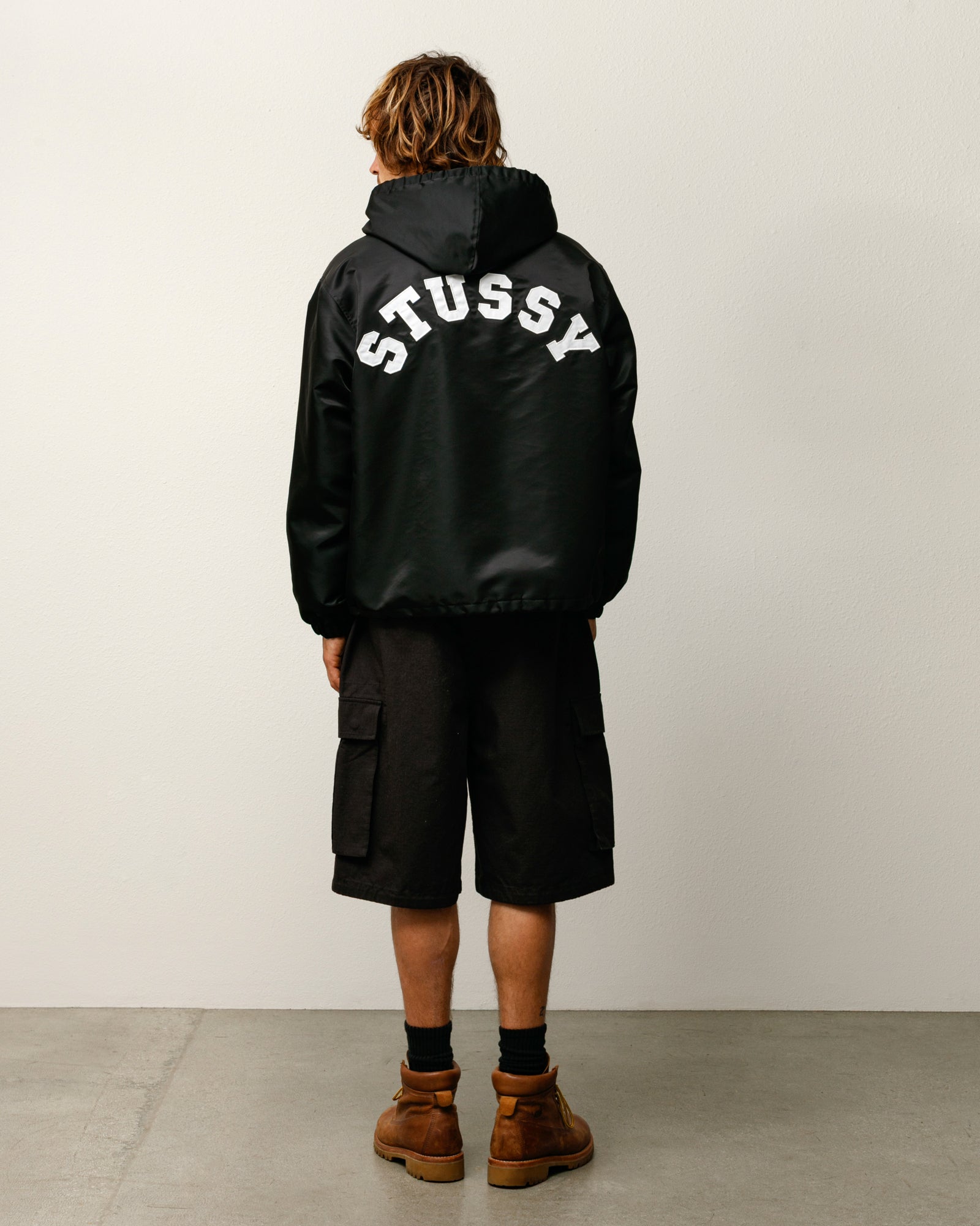 Cargo Short Ripstop Mens Regular In Black