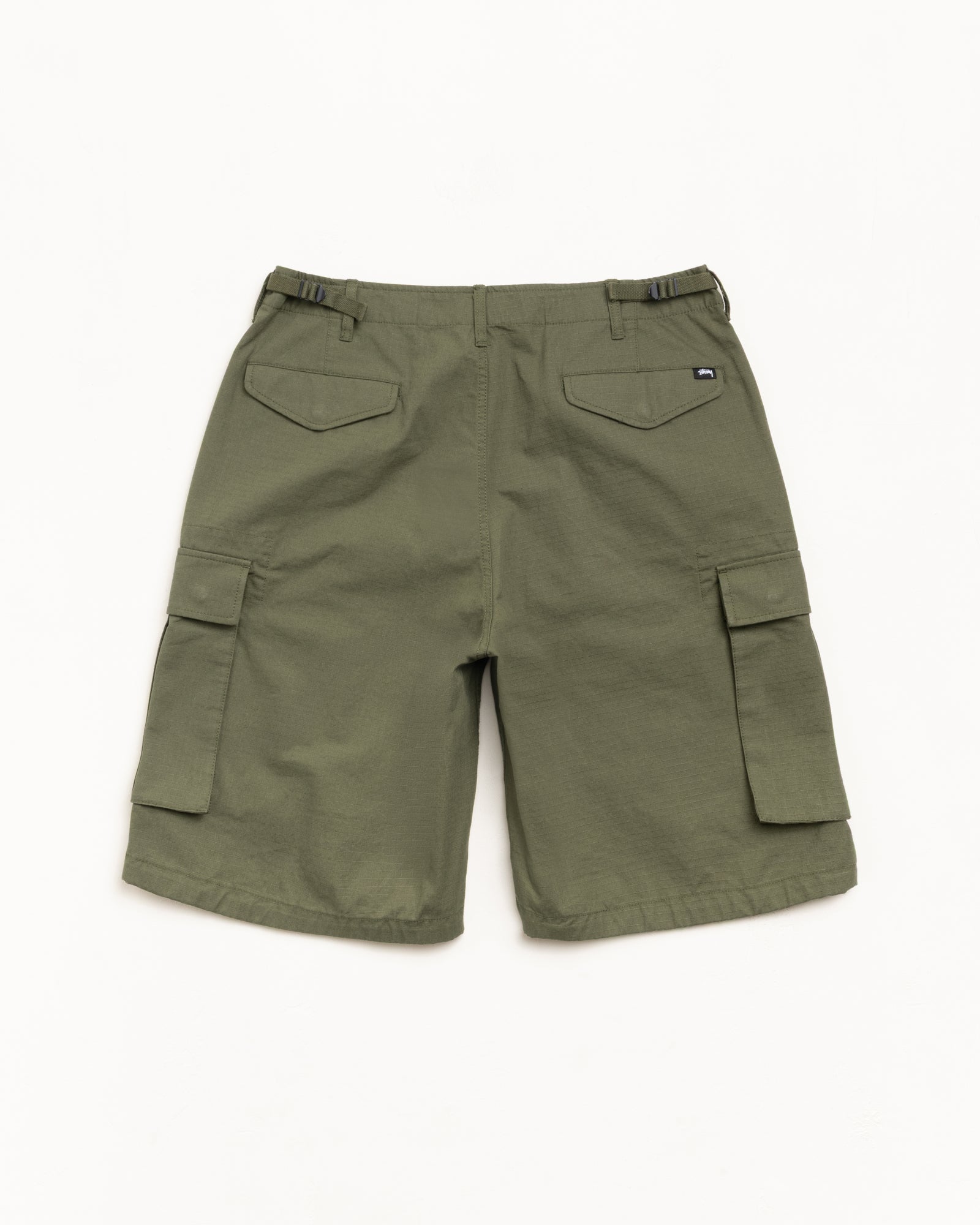 Cargo Short Ripstop Mens Regular In Olive Green