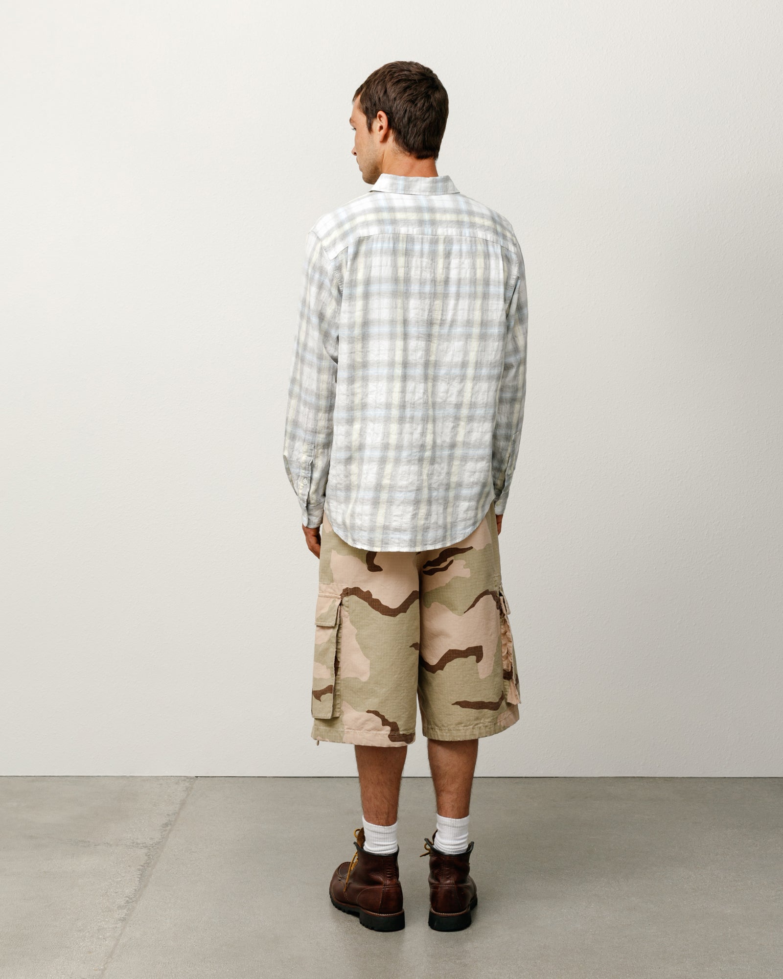 Cargo Short Ripstop Mens Regular In Sand Camo
