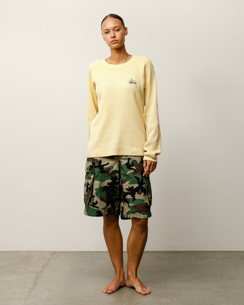 Cargo Short Ripstop Mens Regular In Woodland Camo