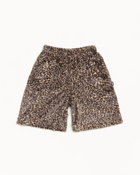 Pile Leopard Short Mens Regular In Leopard