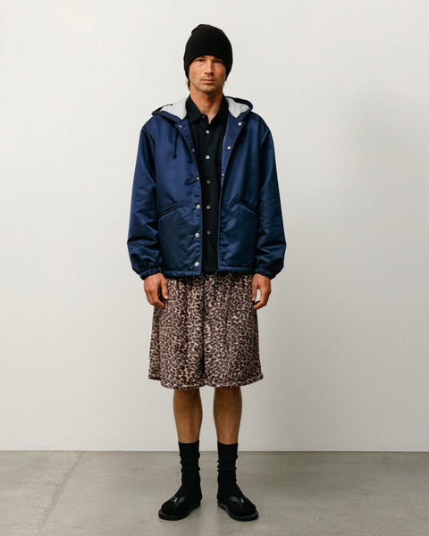 Pile Leopard Short Mens Regular In Leopard