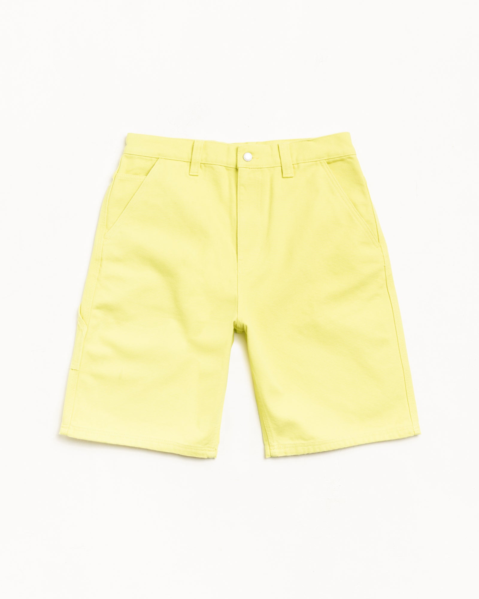 Work Short Canvas Mens Regular In Yellow