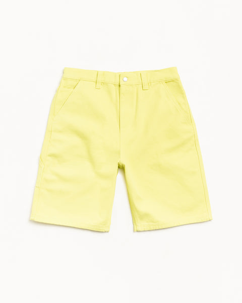 Work Short Canvas Mens Regular In Yellow
