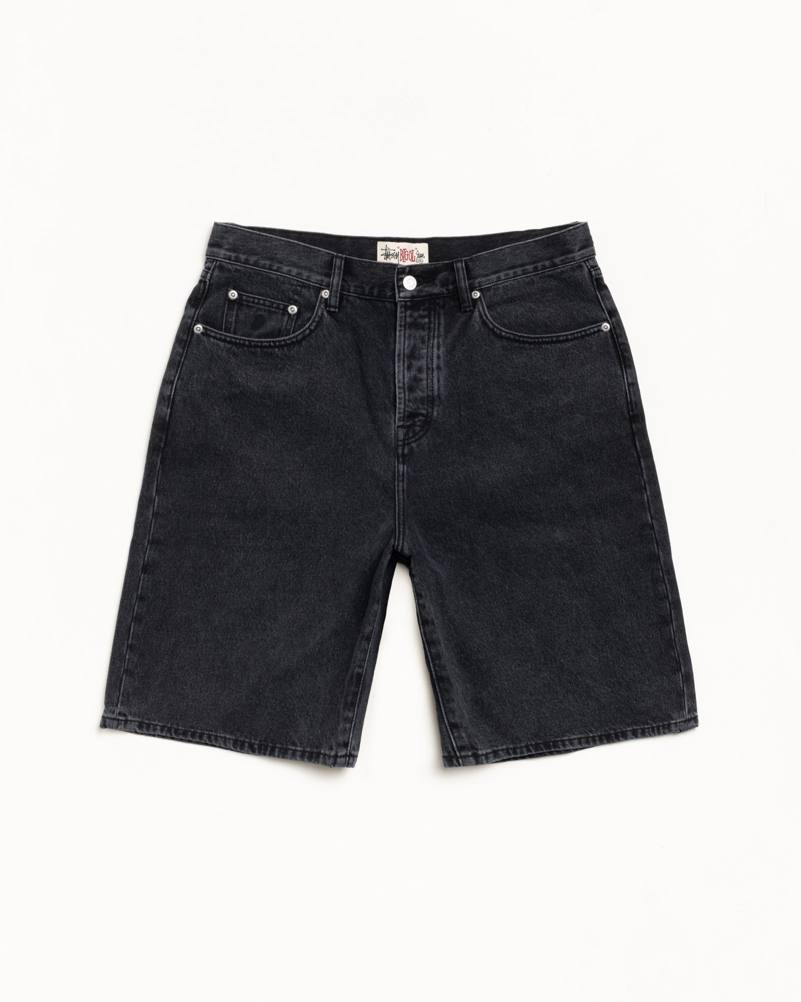 Big Ol Short Denim Mens Regular In Vintage Black