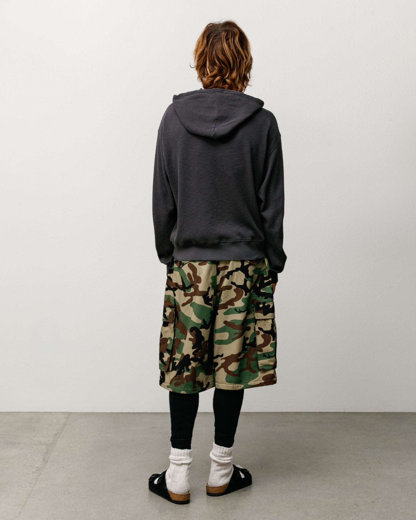 Surplus Short Unisex Regular Fit In Woodland Camo Print