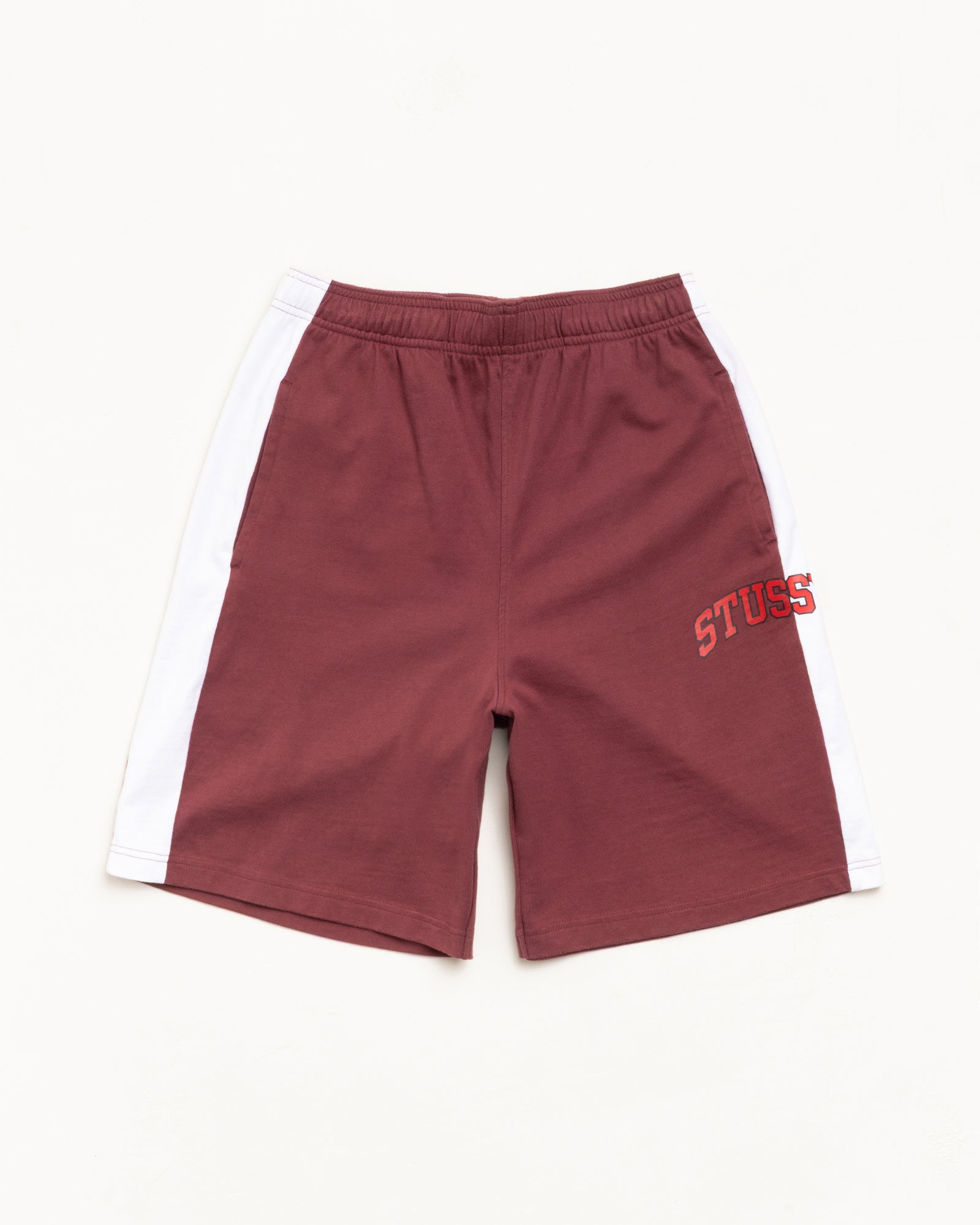 Stripe Jersey Short – Burgundy | Shorts & Trunks | Stüssy Canada