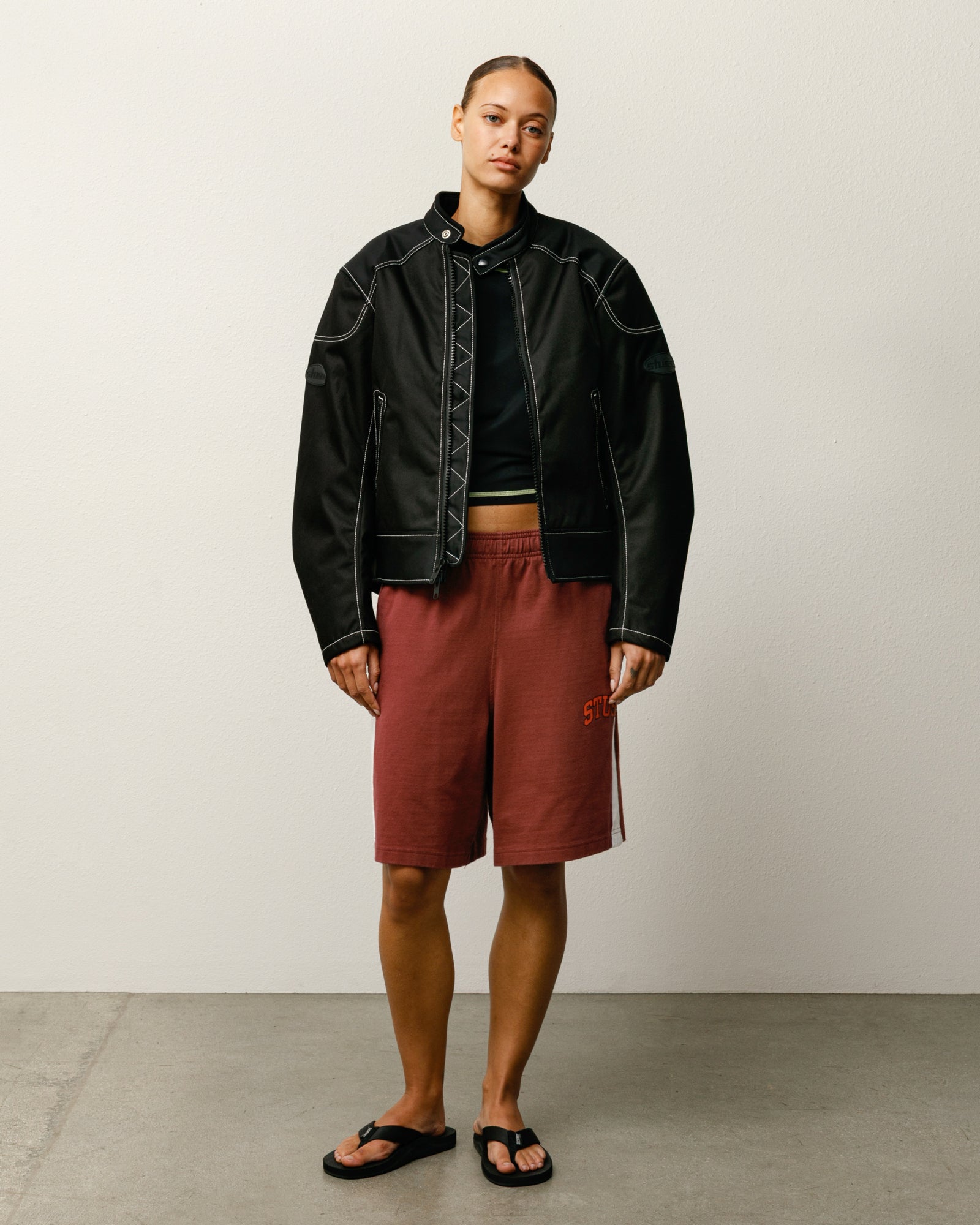 Stripe Jersey Short – Burgundy | Shorts & Trunks | Stüssy Canada