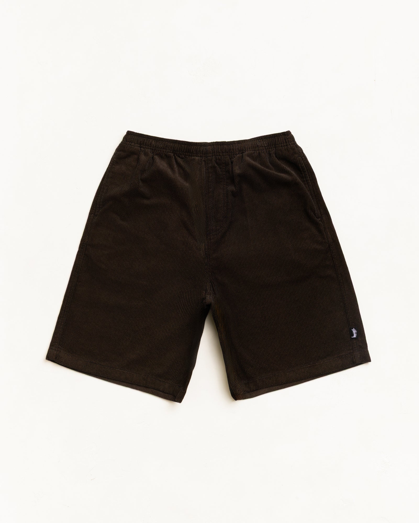 Baggy Twill Cord Beach Short - Black | Shorts & Trunks | Stüssy Canada