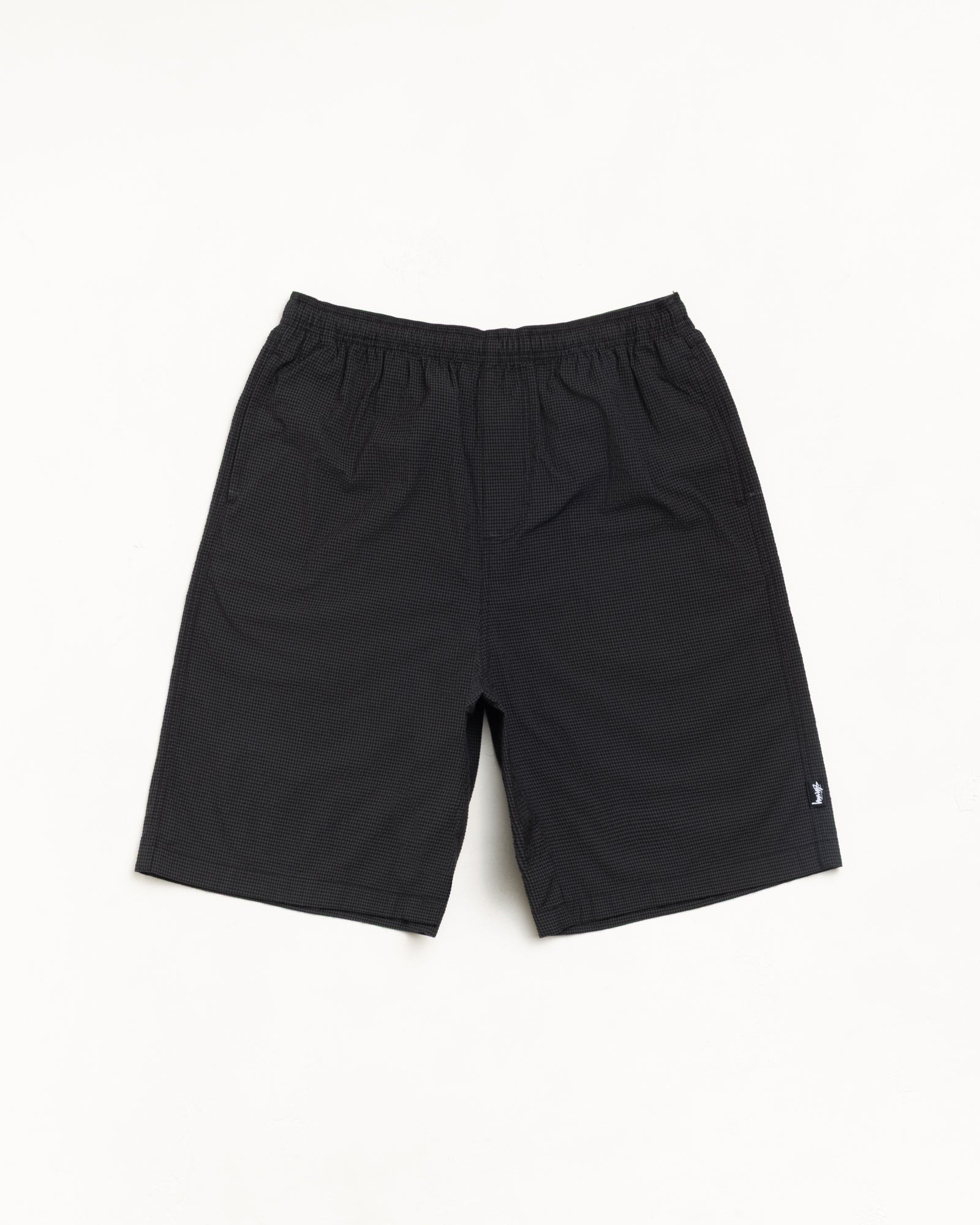 Baggy Seersucker Beach Short – Black | Shorts & Trunks | Stüssy Canada