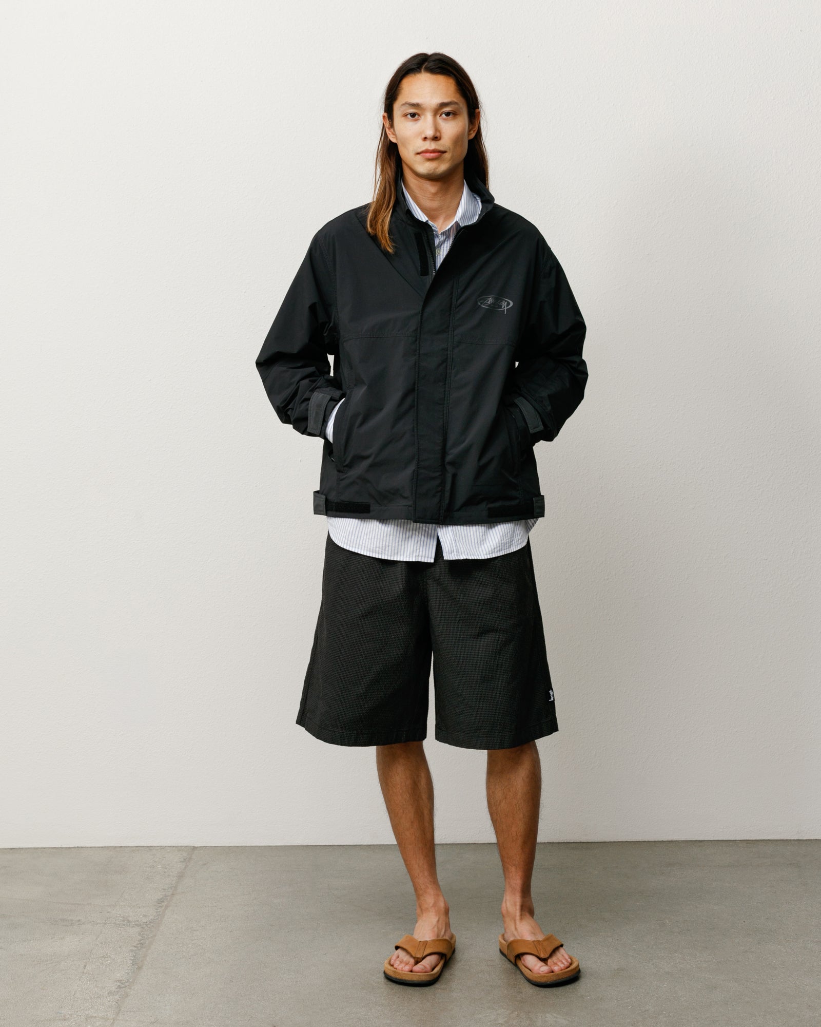 Baggy Seersucker Beach Short – Black | Shorts & Trunks | Stüssy Canada