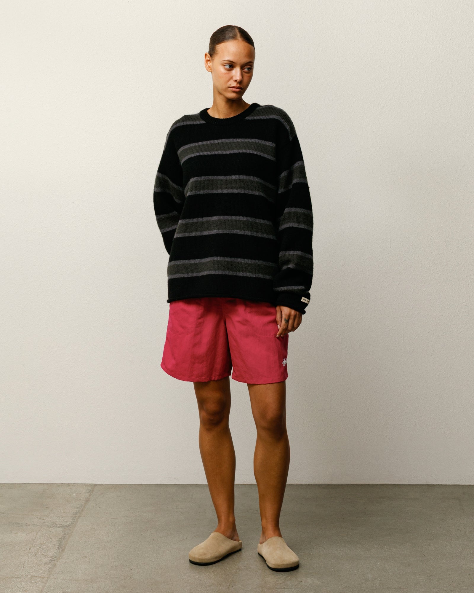 Water Short Stock Mens Regular In Berry