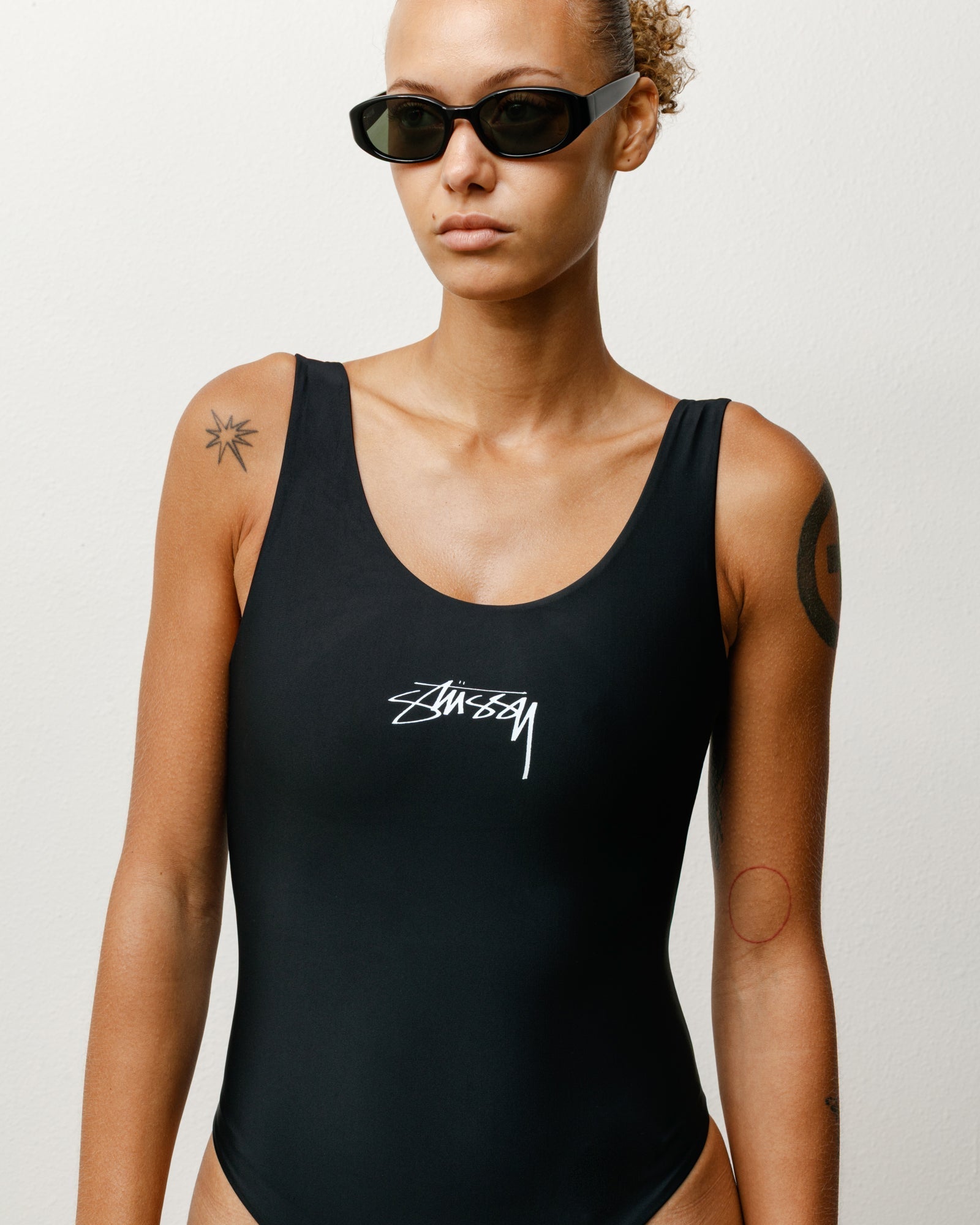 Surf Stock One Piece Swimsuit – Black | Swimwear | Stüssy Canada