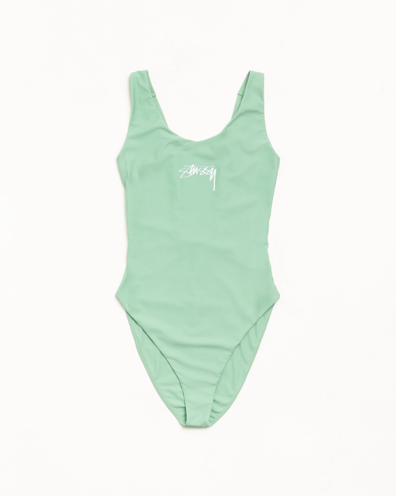 Surf Stock One Piece Swimsuit Swim in the colour Sage
