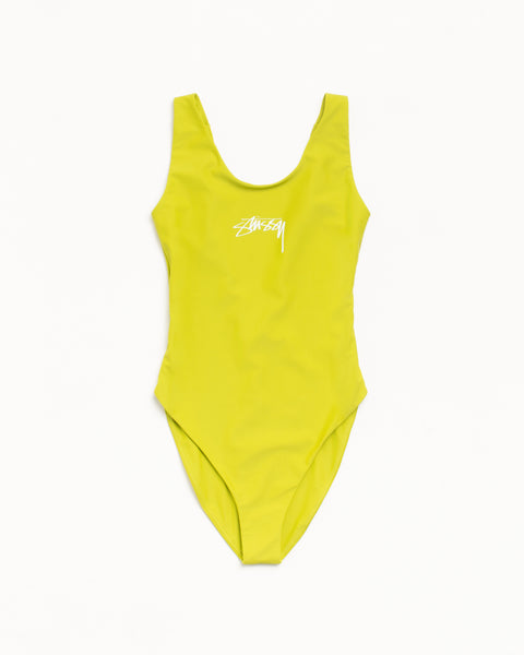 Surf Stock One Piece Womens Regular in the color Yellow