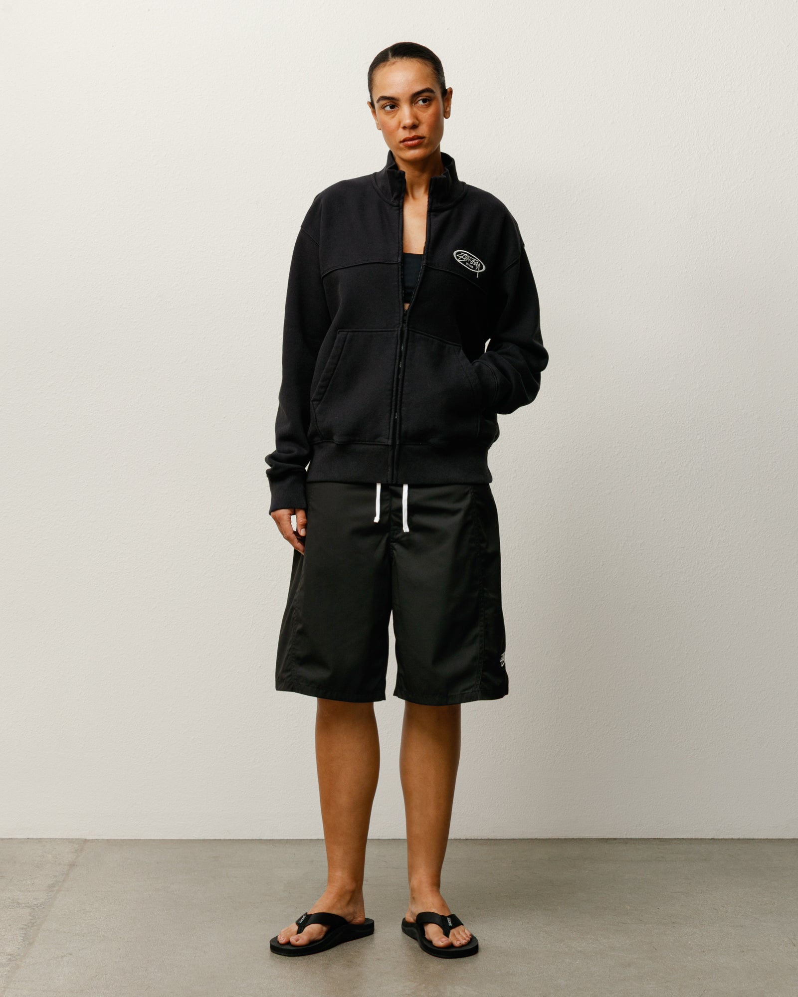 Curved Panel Board Short – Black | Shorts & Trunks | Stüssy Canada