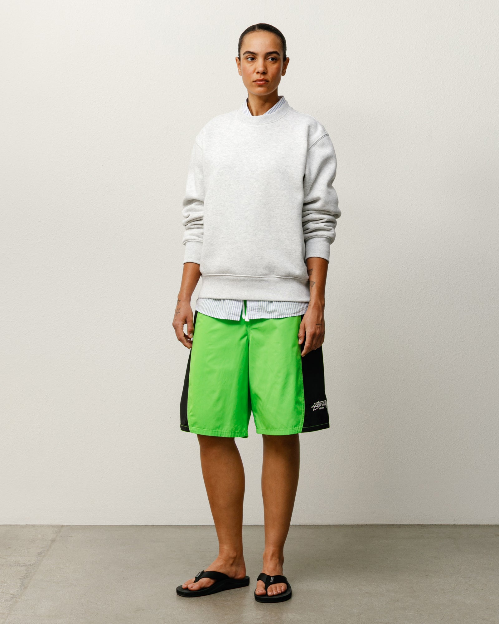Curved Panel Board Short – Green | Shorts & Trunks | Stüssy Canada