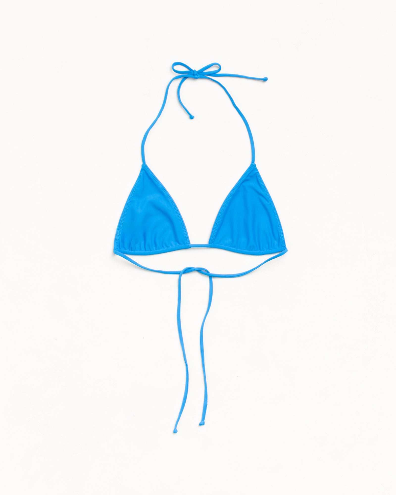 Triangle Bikini Top Womens Regular in the color Turquoise
