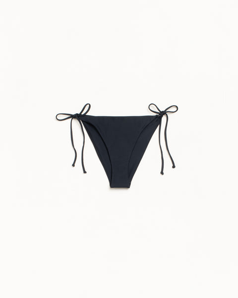 Side Tie Bikini Bottom Womens Regular In Black