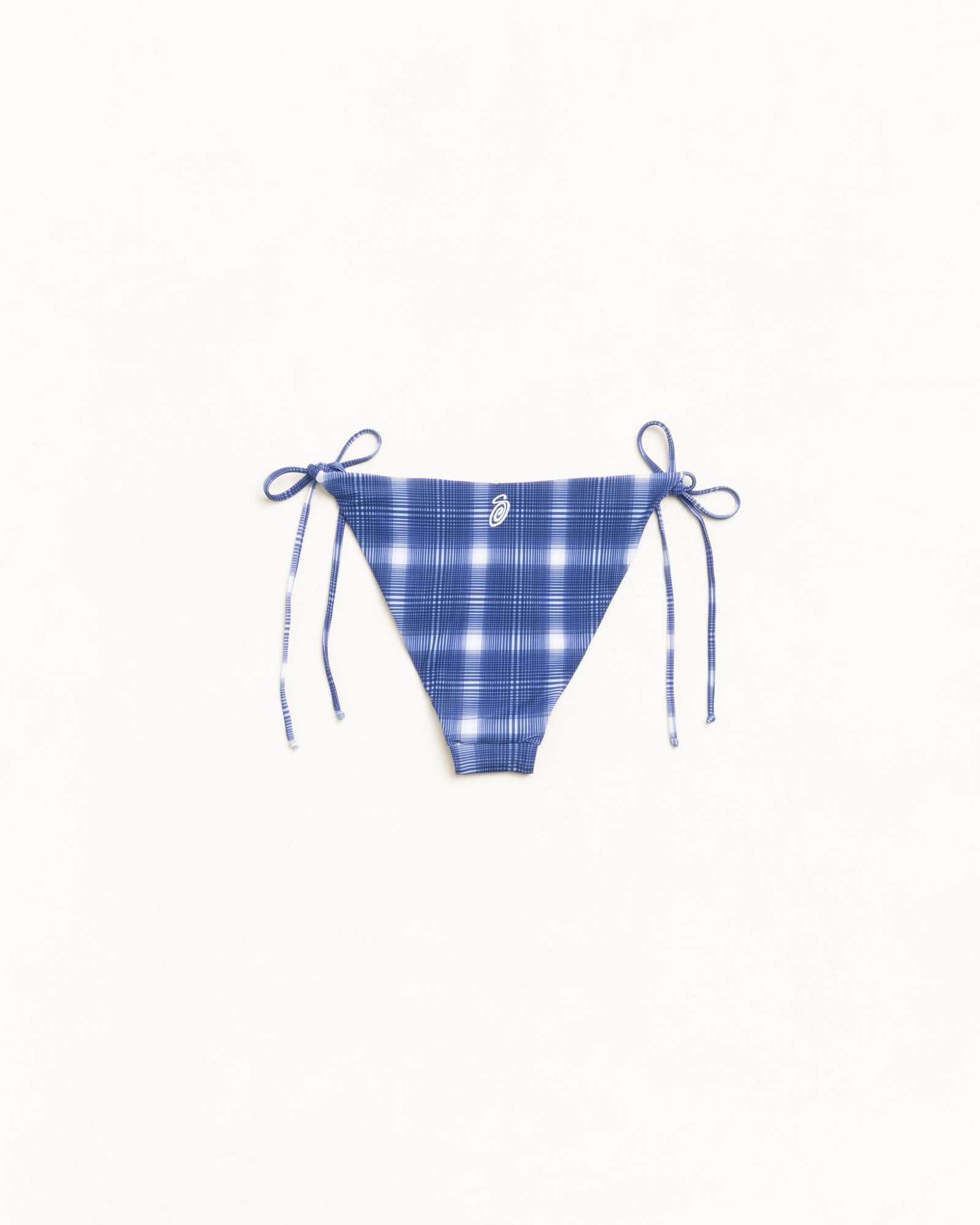 Bikini Bottom Womens In Navy Plaid