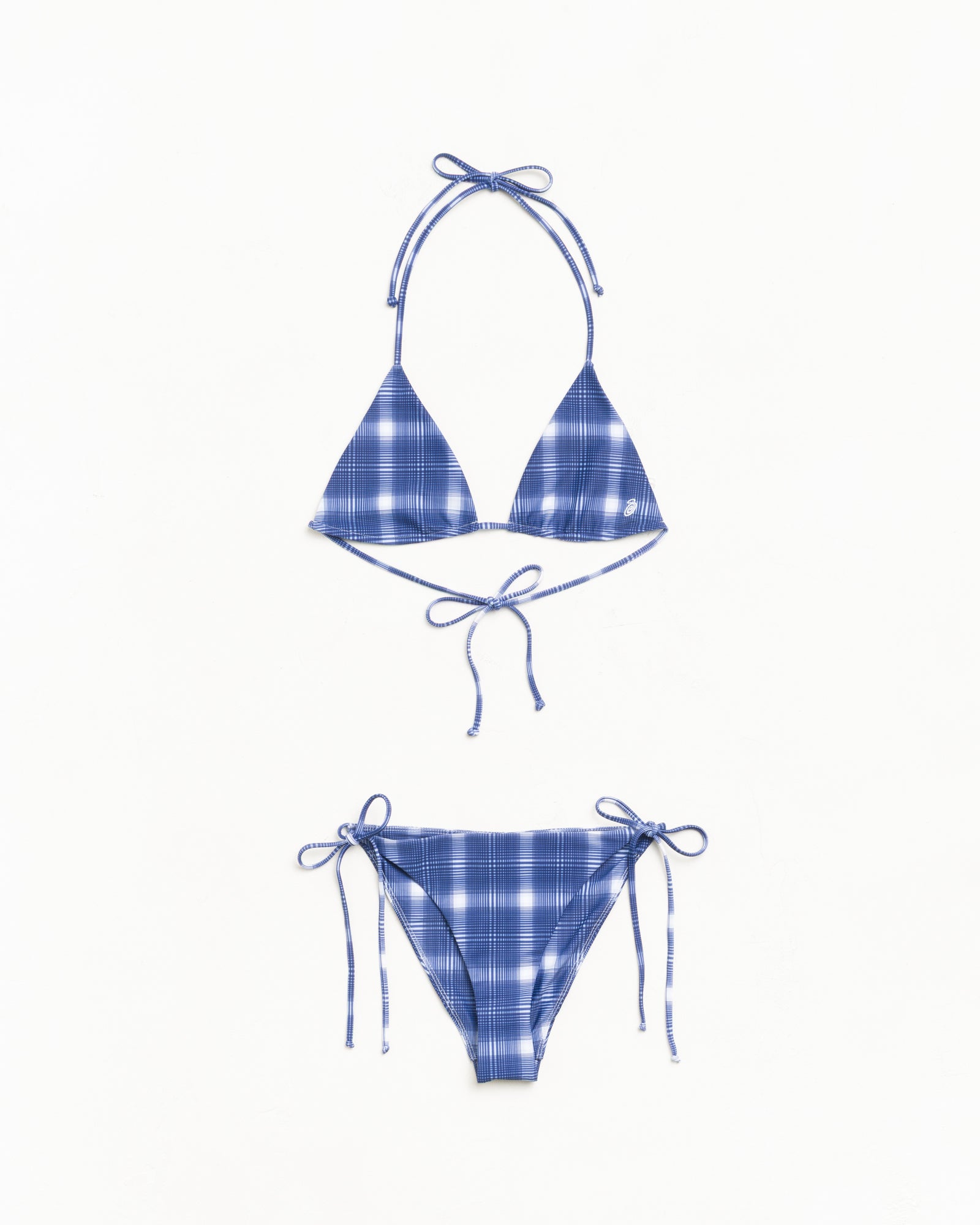 Bikini Bottom Womens In Navy Plaid