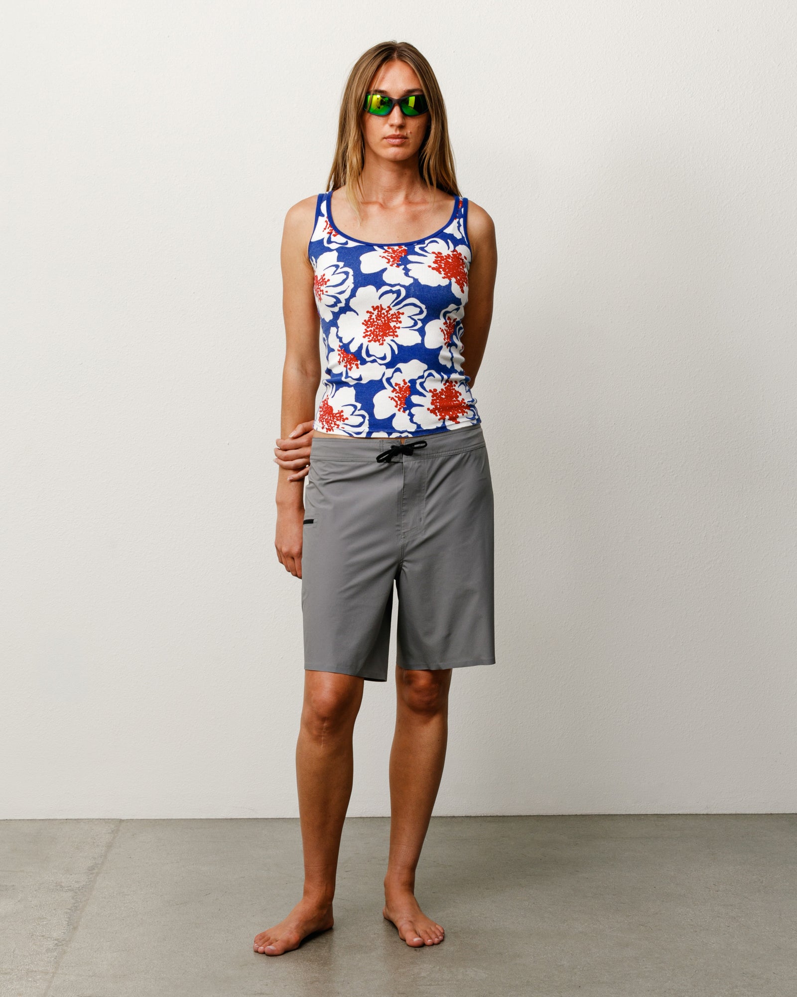 Peak Board Short Unisex In Grey