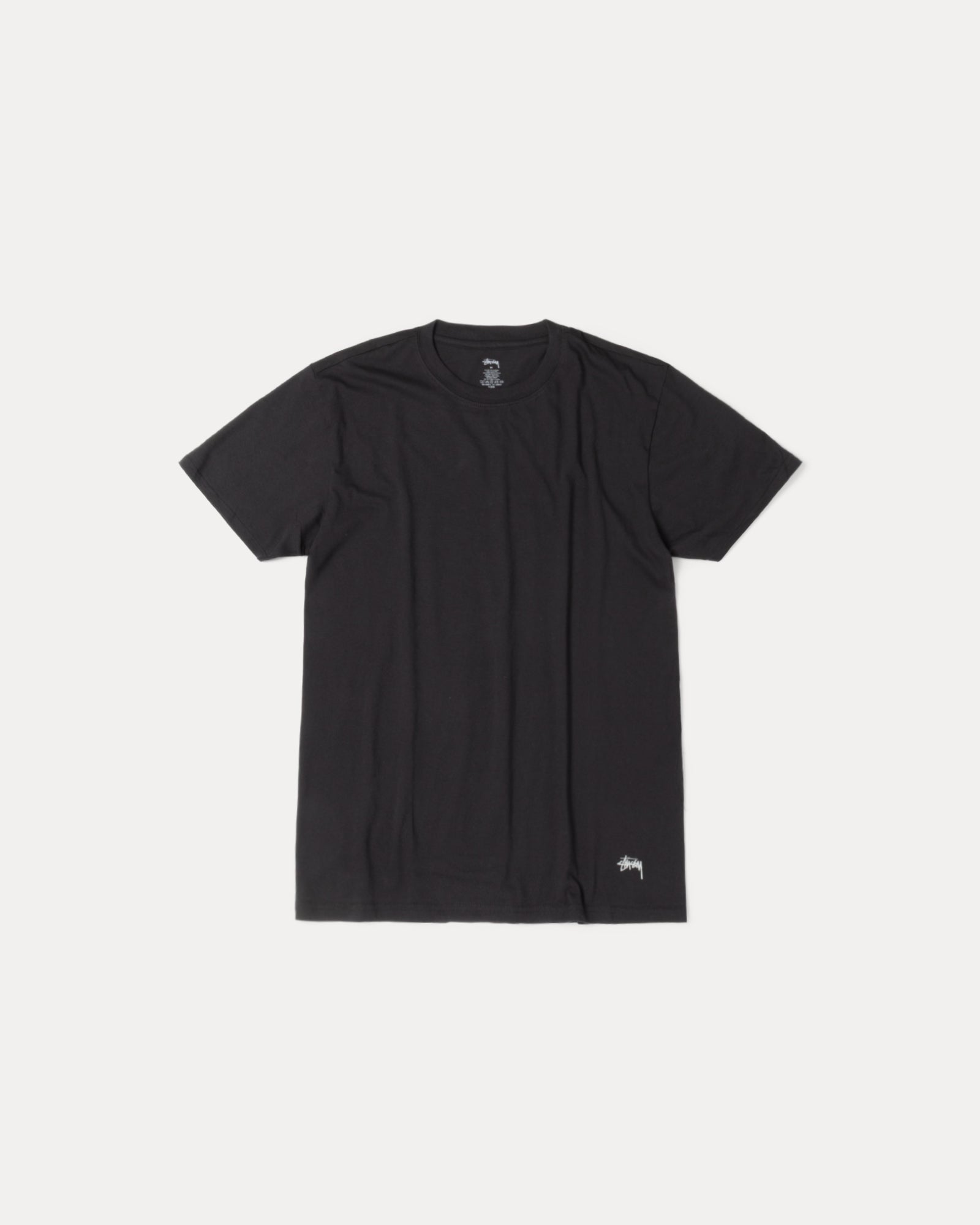 Stussy Undershirt- 3 Pack Accessories Short Sleeve In Black