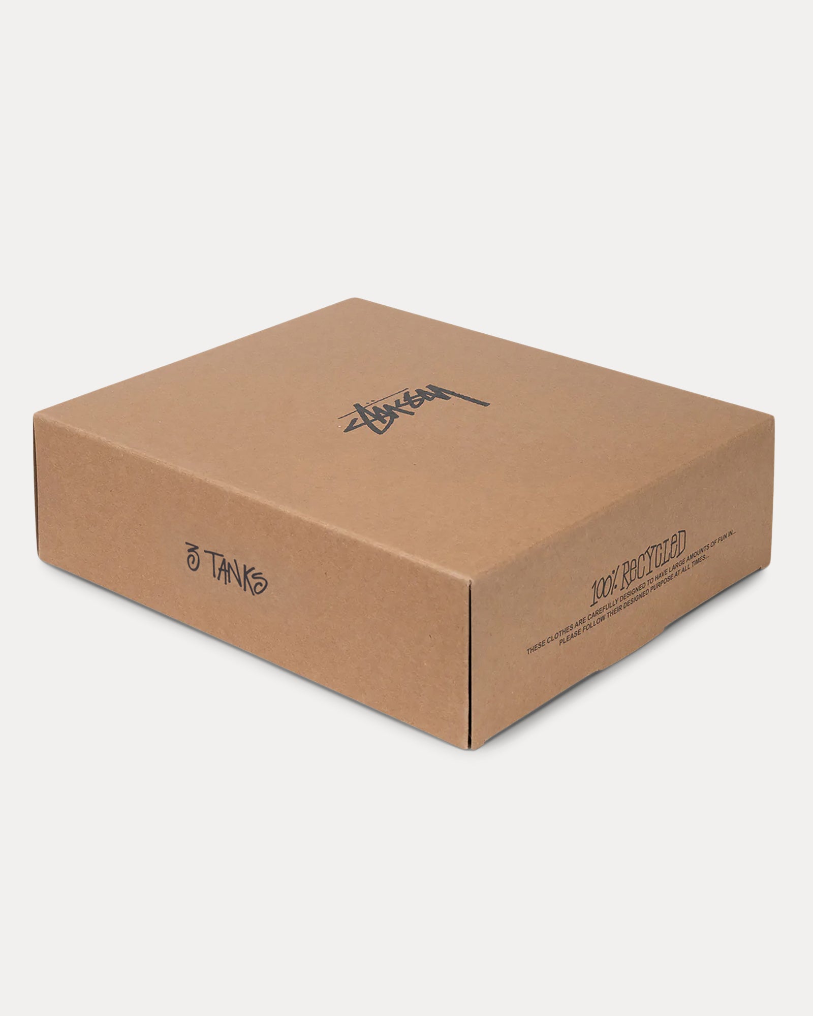 Stussy Tank Undershirt- 3 Pack Accessories Short Sleeve In White