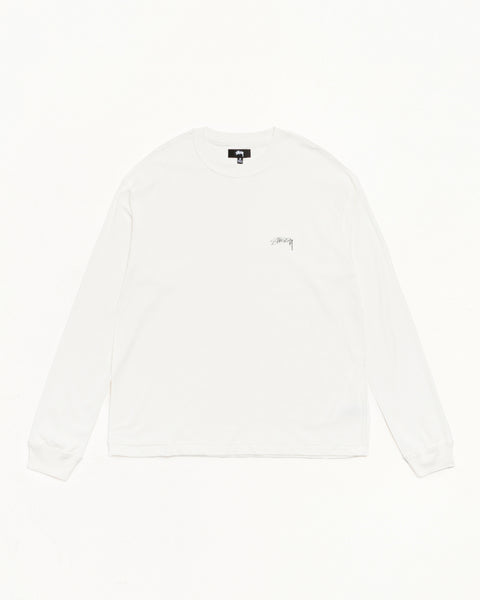 Lazy Ls Tee Mens Long Sleeve In White