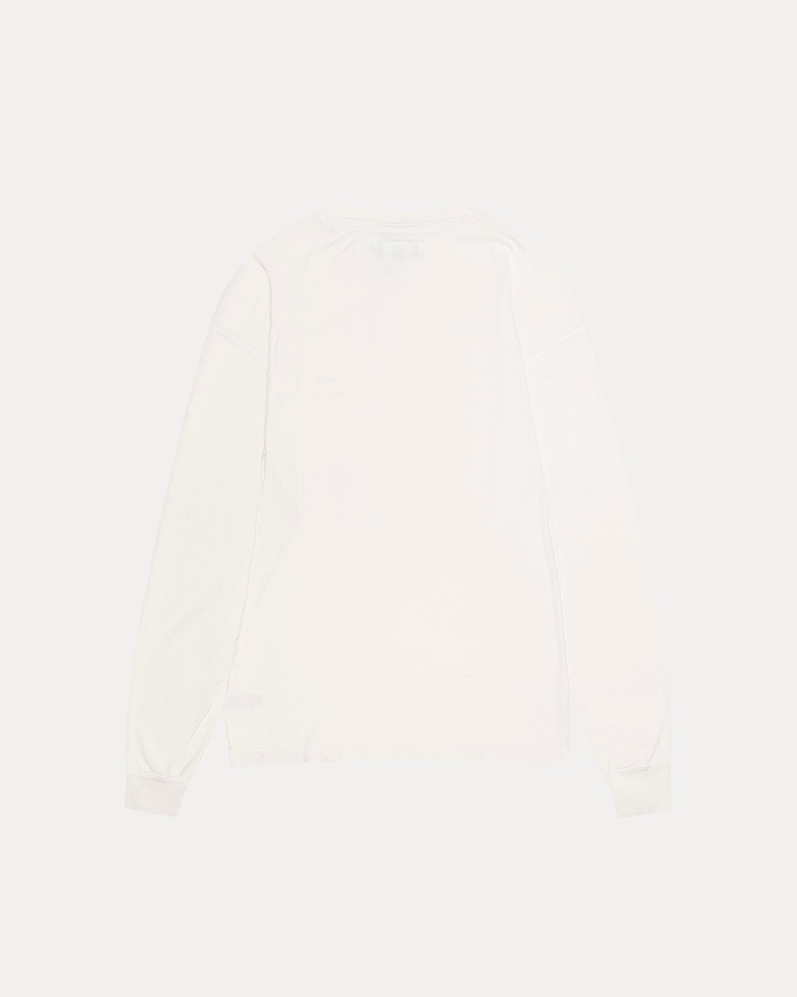 Lazy Long Sleeve T-shirt in Bone