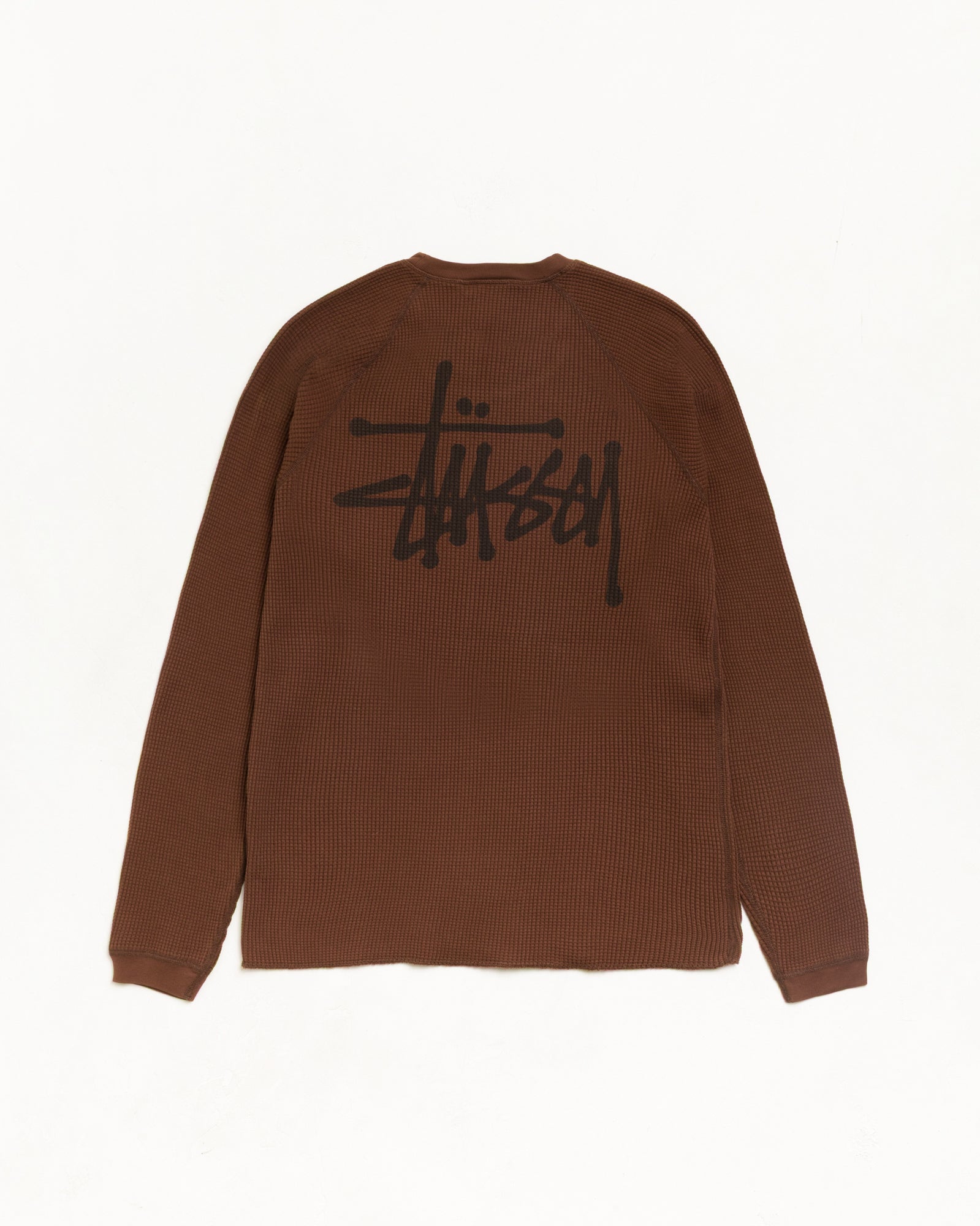 Basic Stüssy Thermal - Brown | Tops & Knits | Stüssy Canada