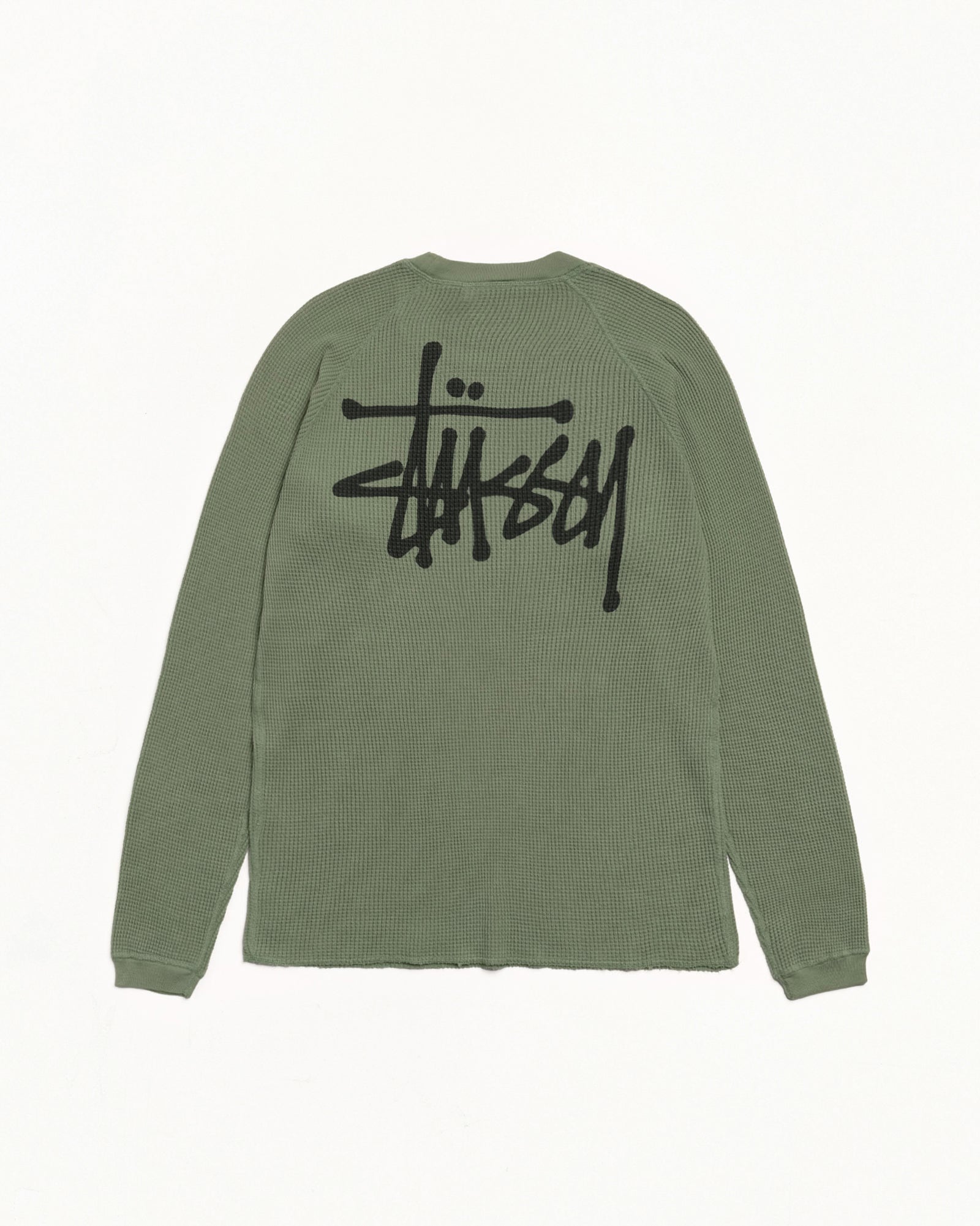 Basic Stüssy Thermal - Sage | Tops & Knits | Stüssy Canada